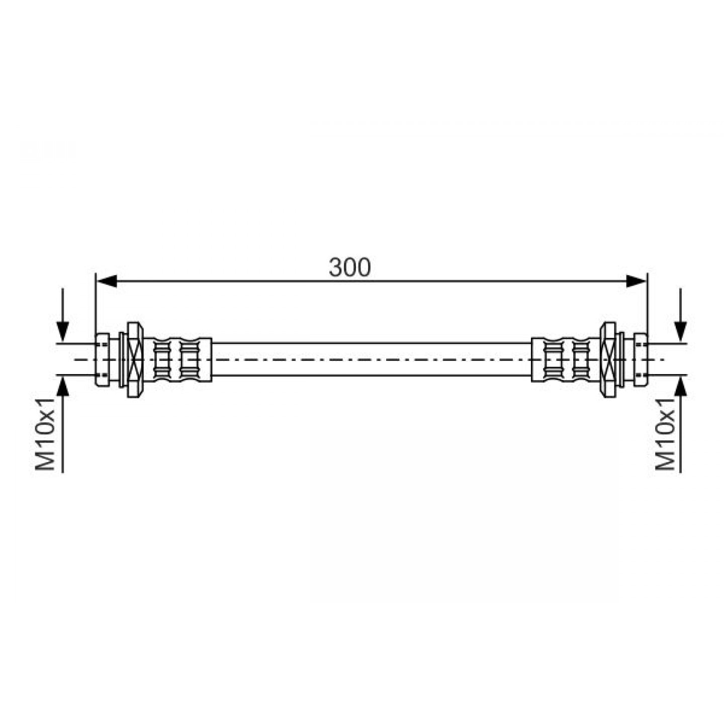 Bremseslange BOSCH 1 987 476 908
