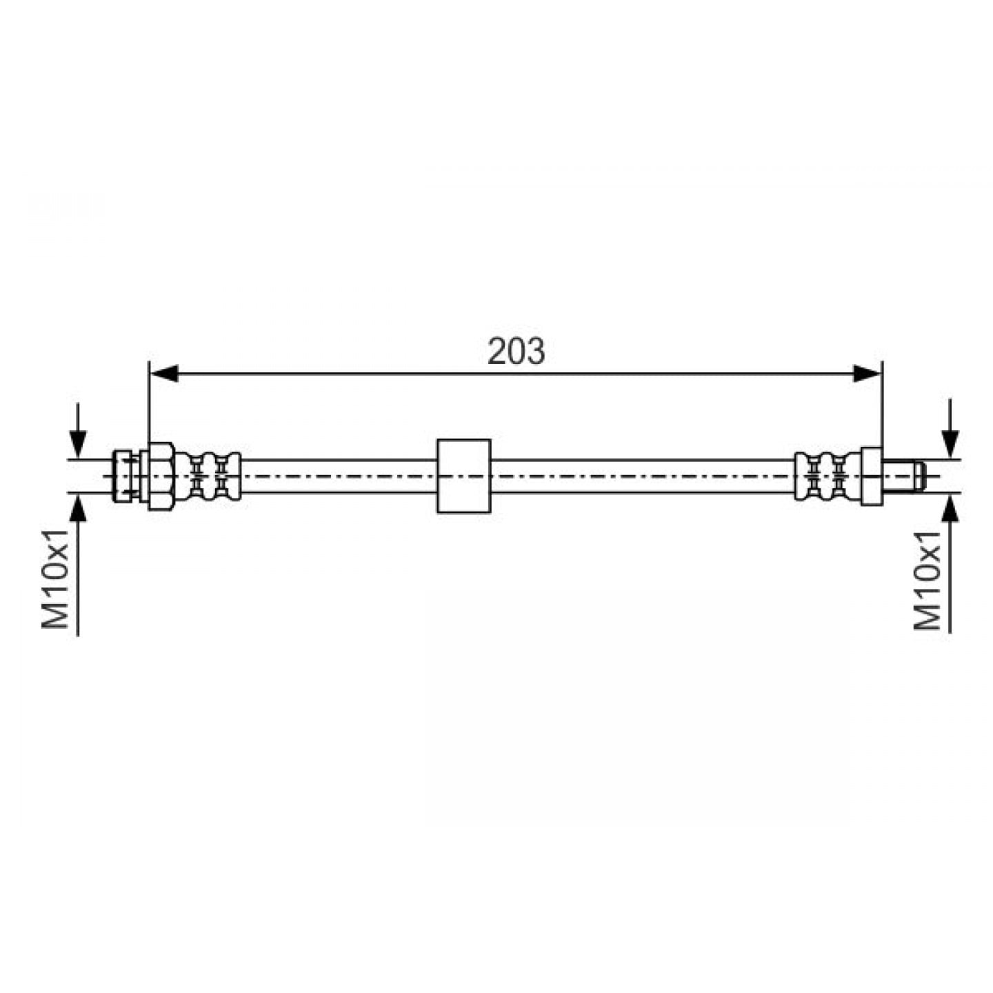 Bremsschlauch BOSCH 1 987 476 035