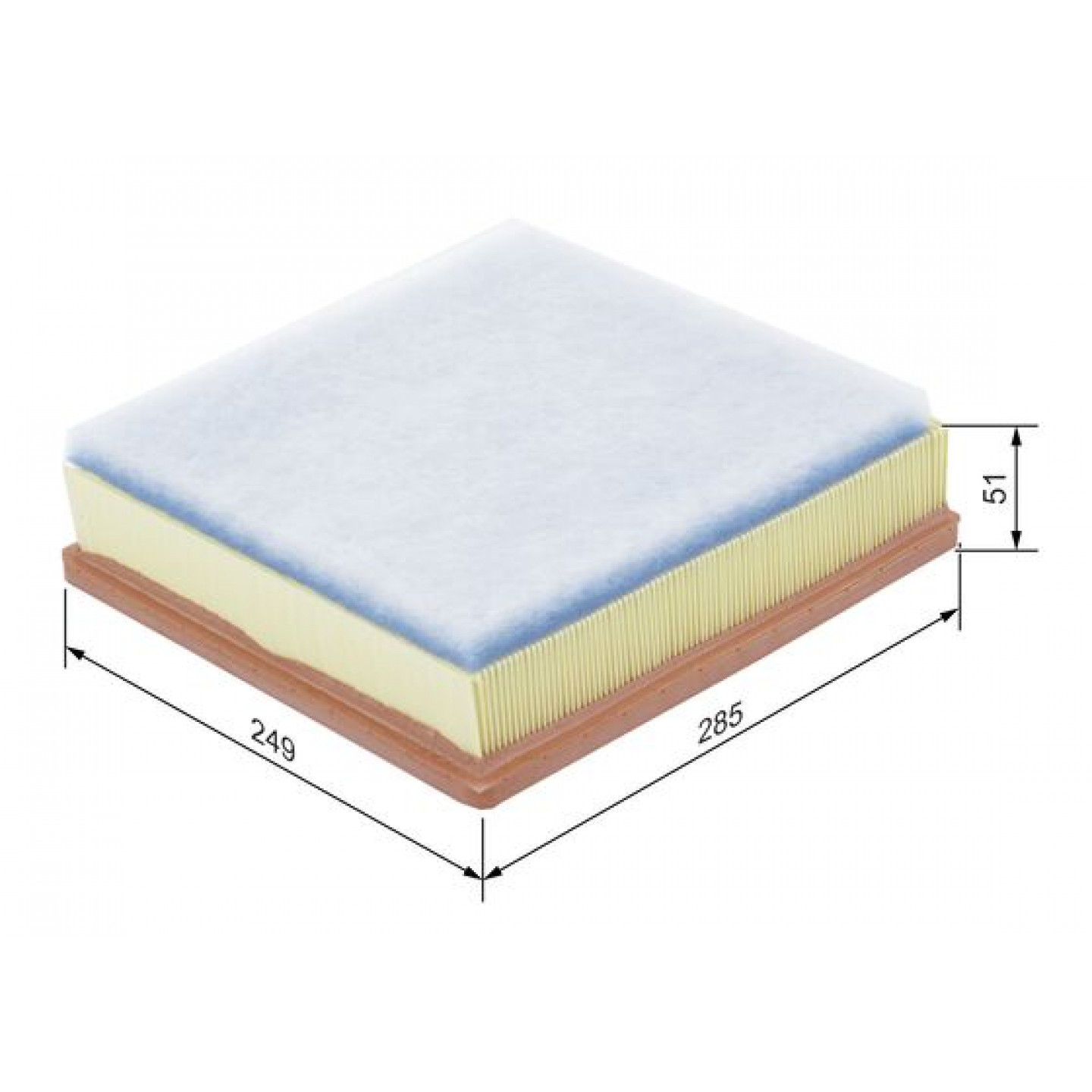 ADN12243 BLUE PRINT Filtro aria per ,NISSAN,OPEL,RENAULT,VAUXHALL