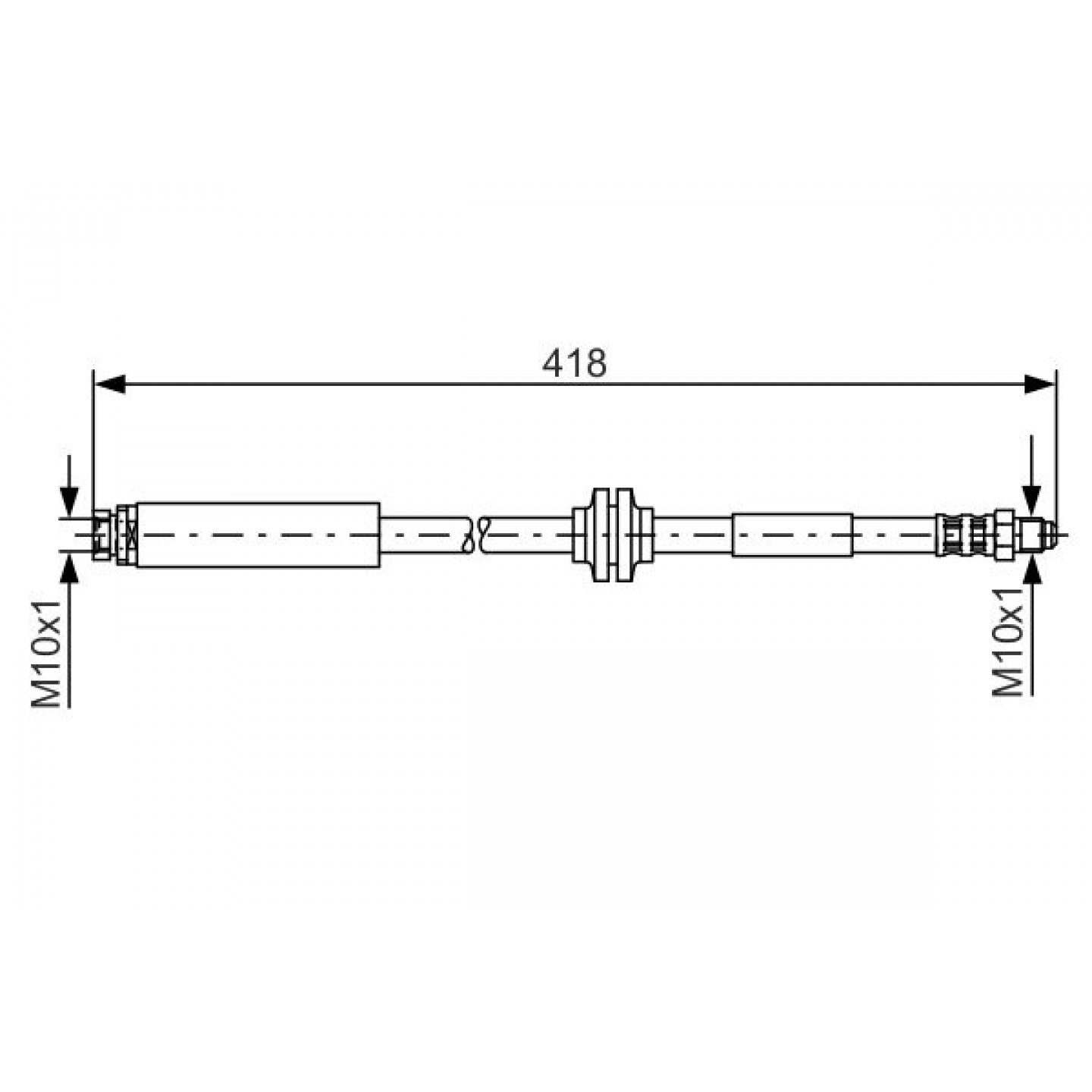 Bremsschlauch BOSCH 1 987 481 058