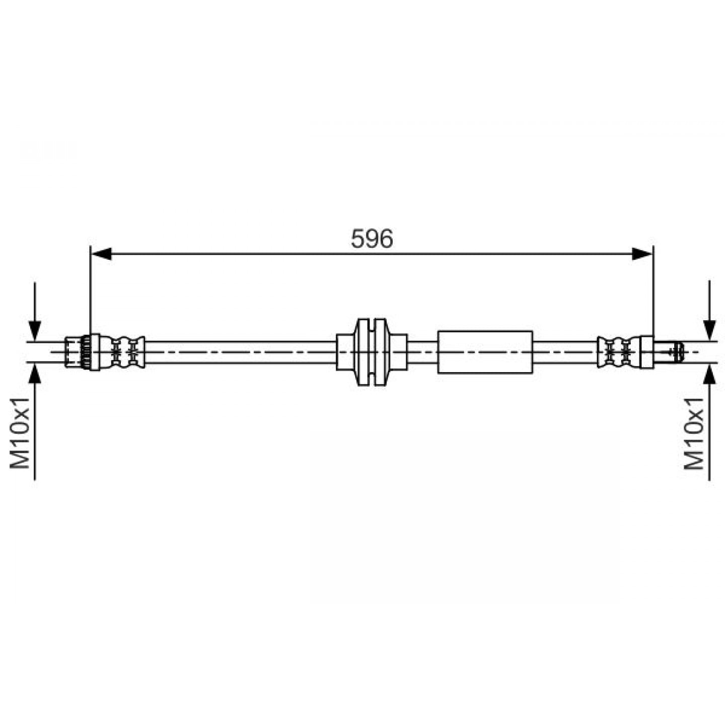 Bremsschlauch BOSCH 1 987 481 708