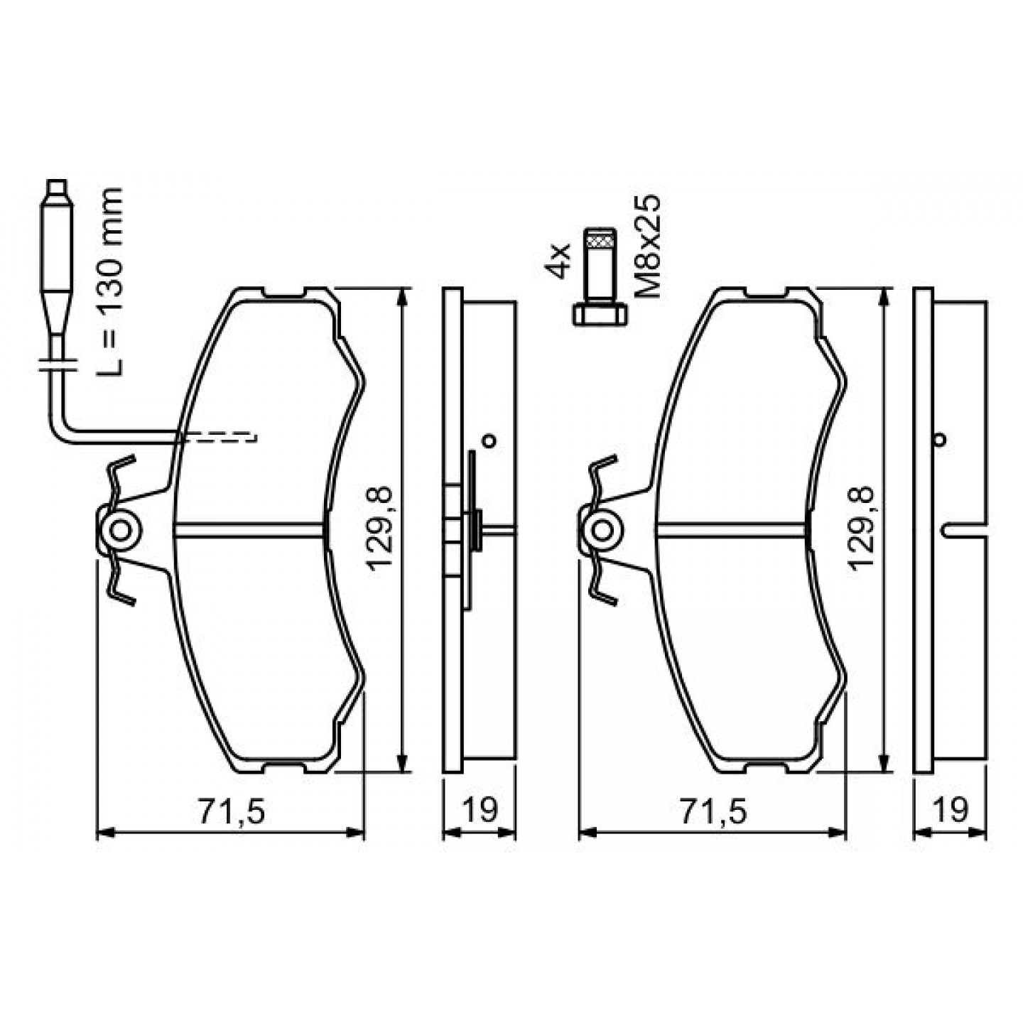 Kit Pastiglie Freno A Disco Valeo 598153 – Per Freno Di Stazionamento, Qualità OE, Certificato ECE R90