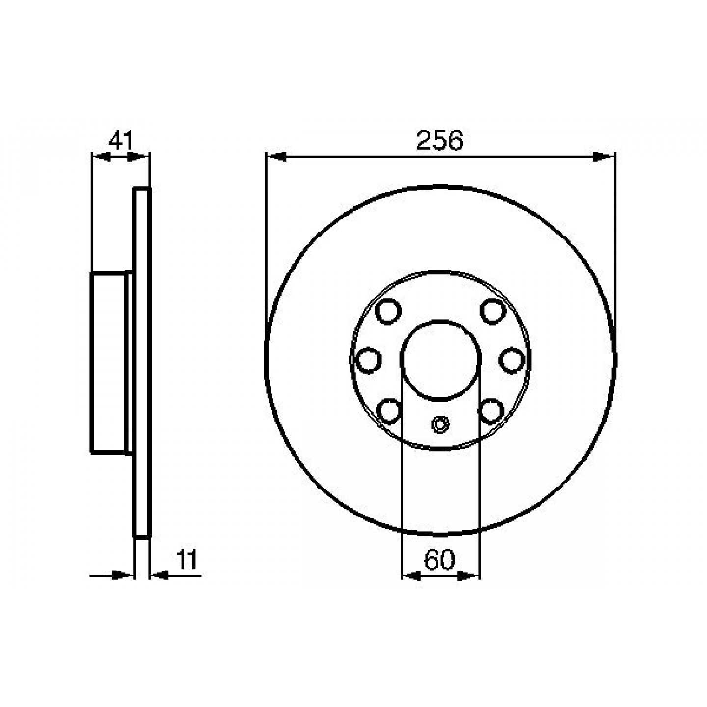 Bremsscheibe BOSCH 0 986 478 880