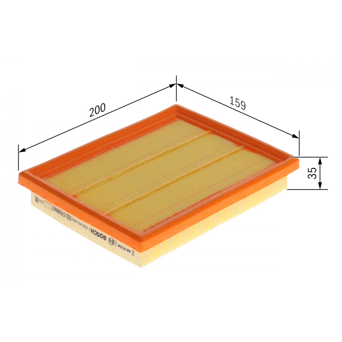 Luftfilter BOSCH F 026 400 842
