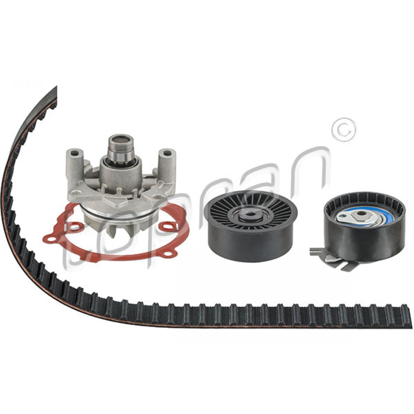 Waterpomp & distributieriemset TOPRAN 208 268