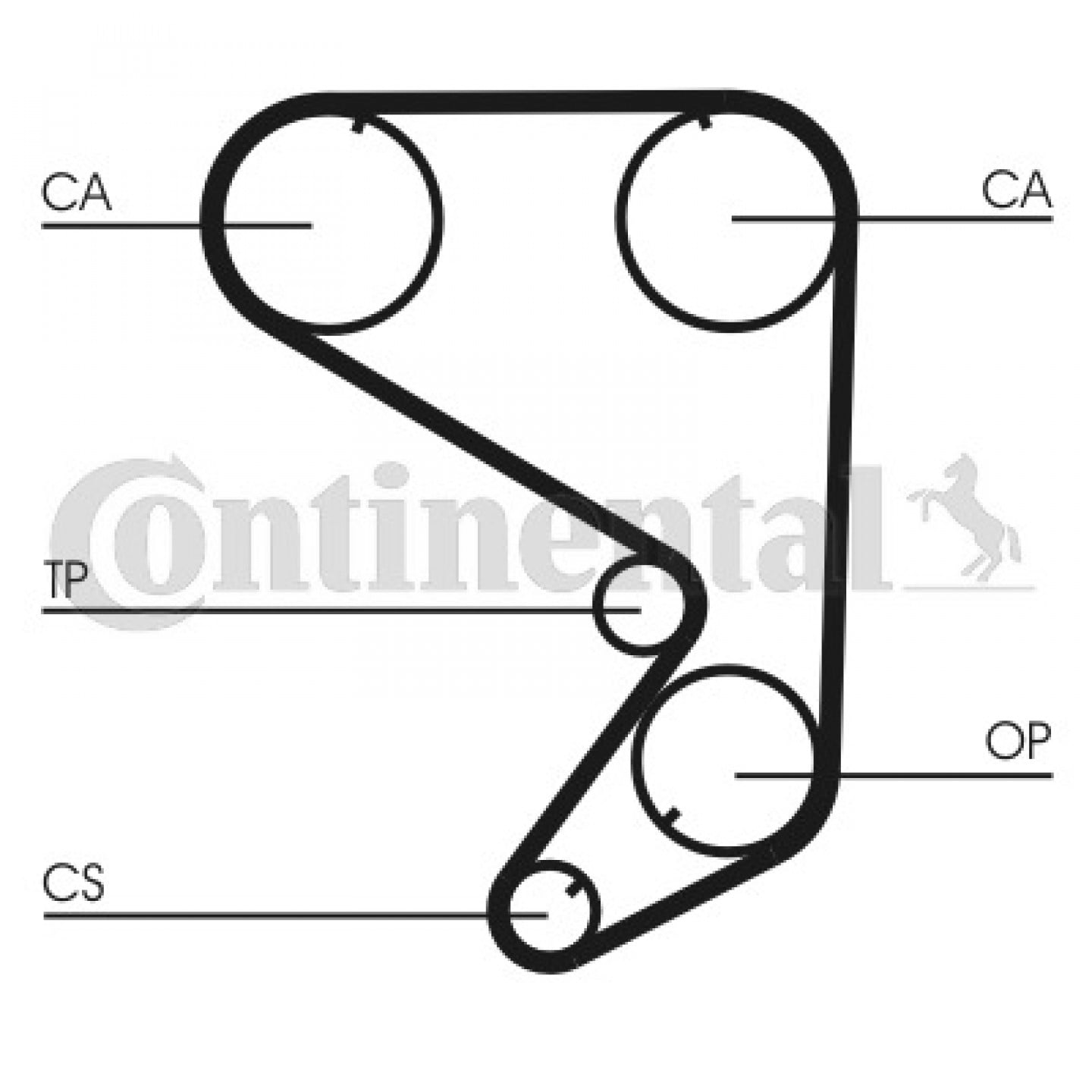 Getande riem CONTITECH CT652