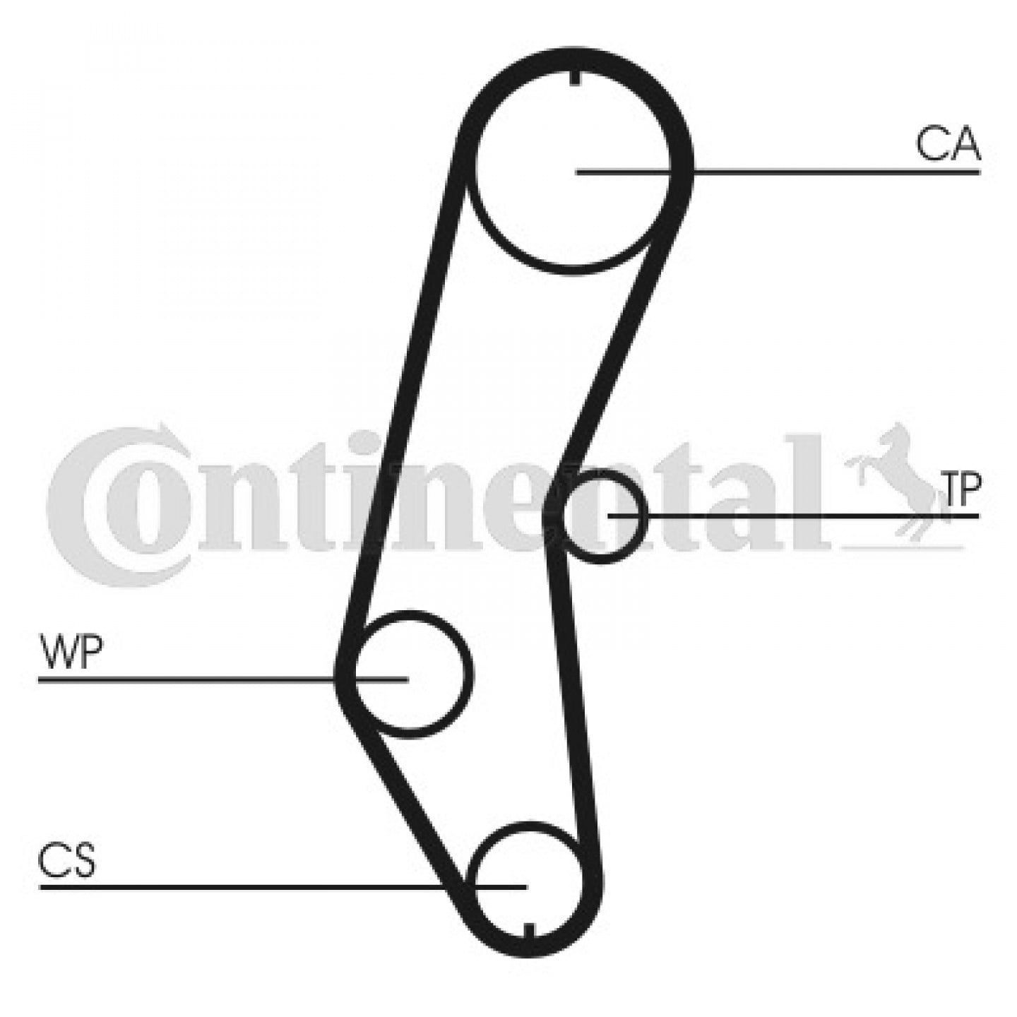 ozubený řemen CONTITECH CT666