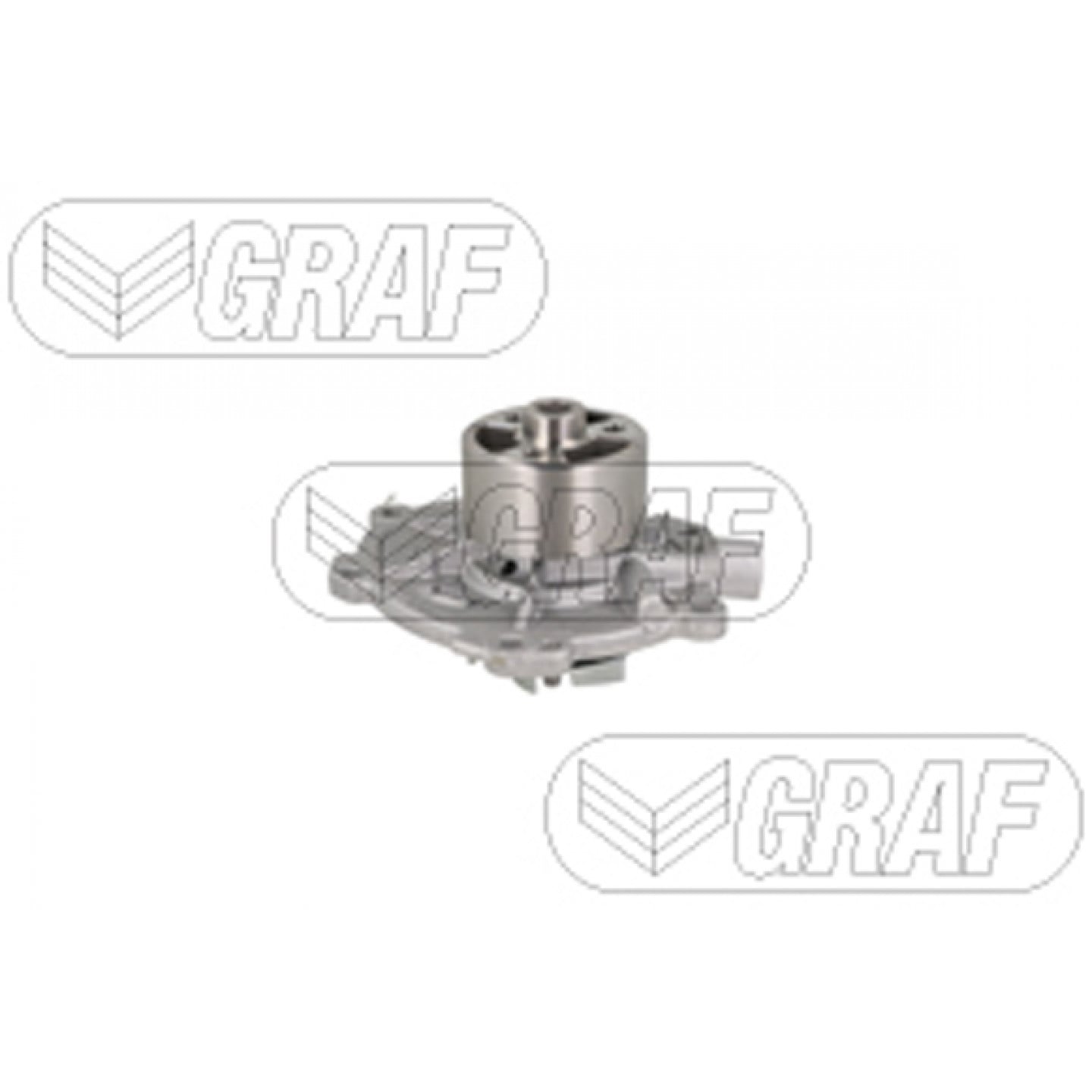 Graf Bomba De Agua, Refrigeración Del Motor Pa1504-8