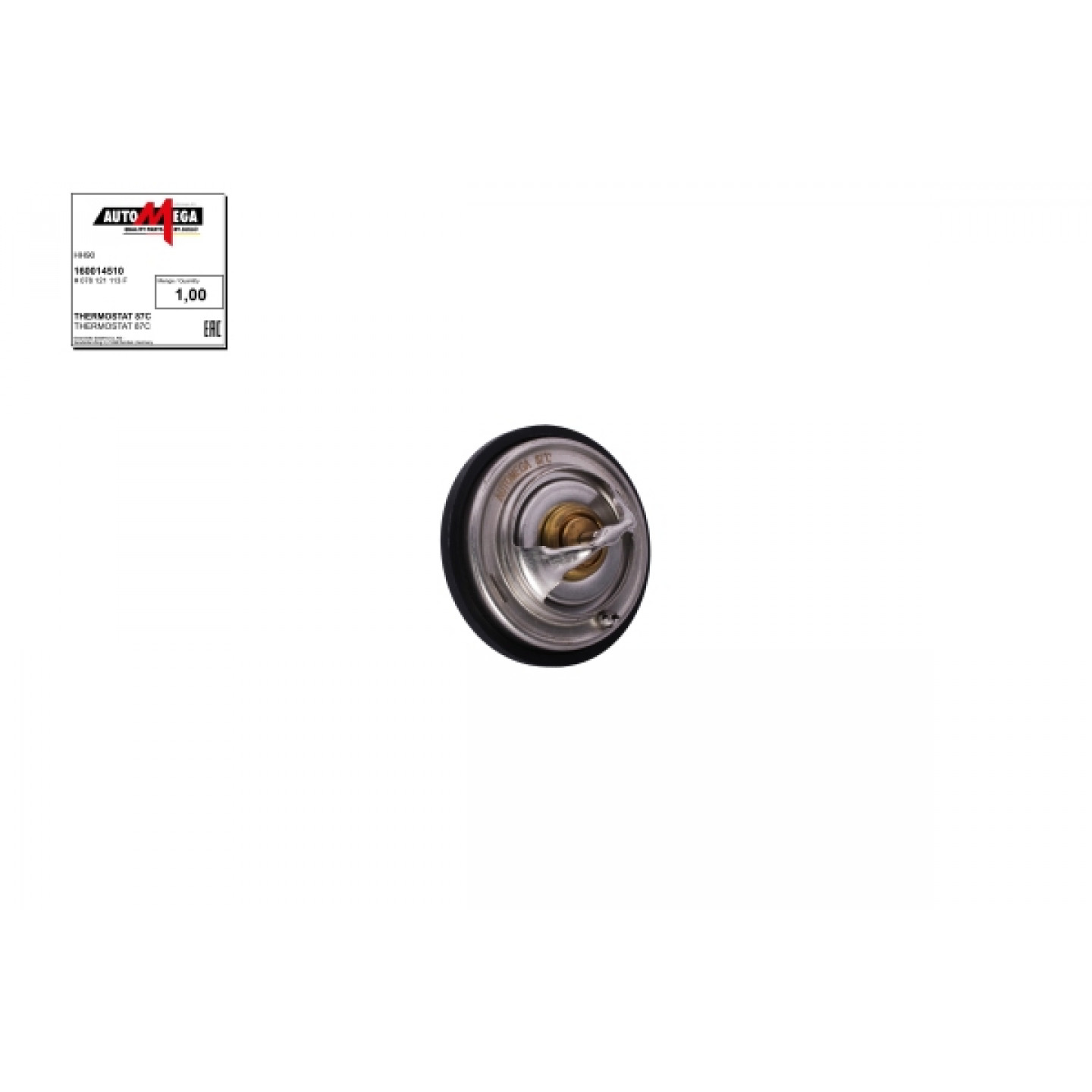 Thermostat, Kühlmittel AUTOMEGA 160014510