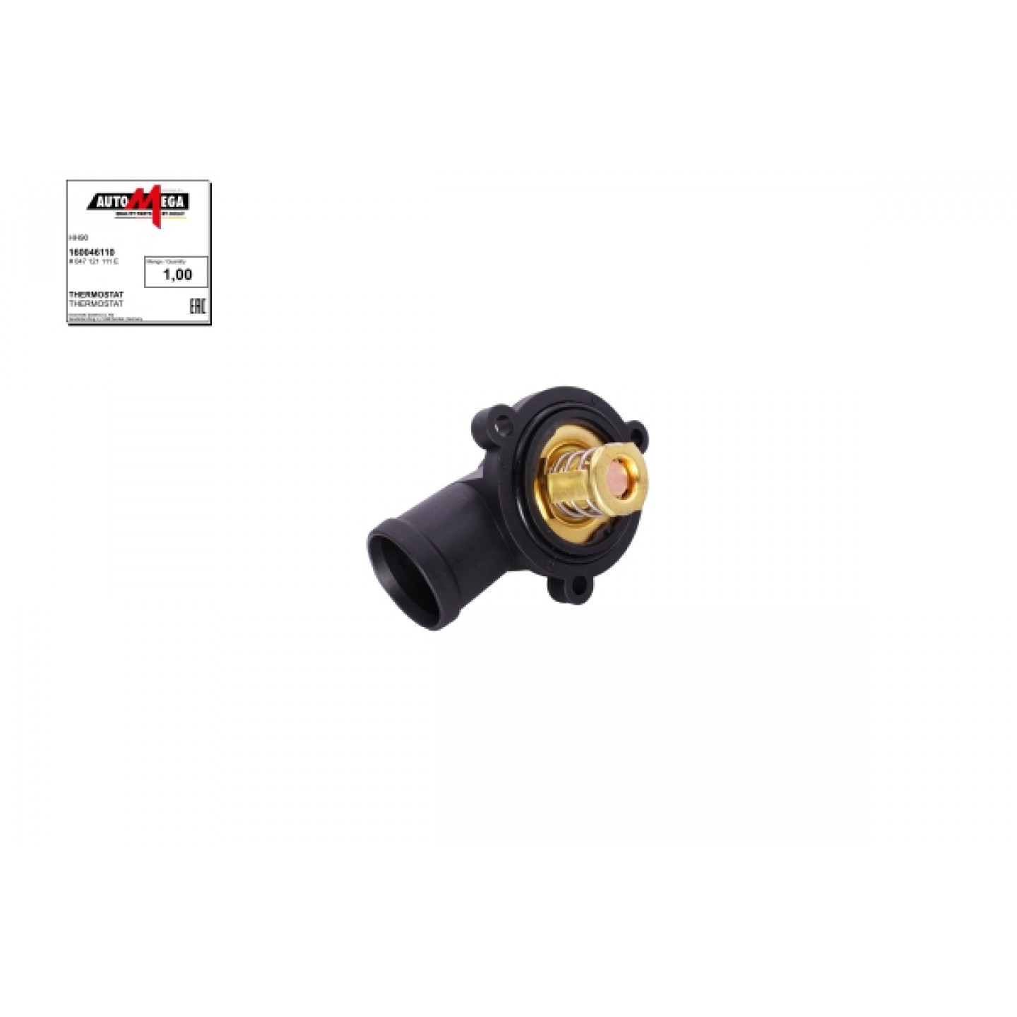 Thermostat, Kühlmittel AUTOMEGA 160046110