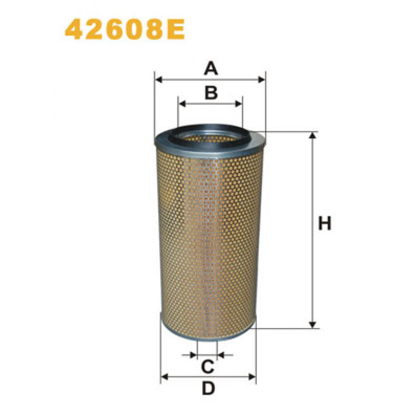 Luftfilter WIX FILTERS 42608E