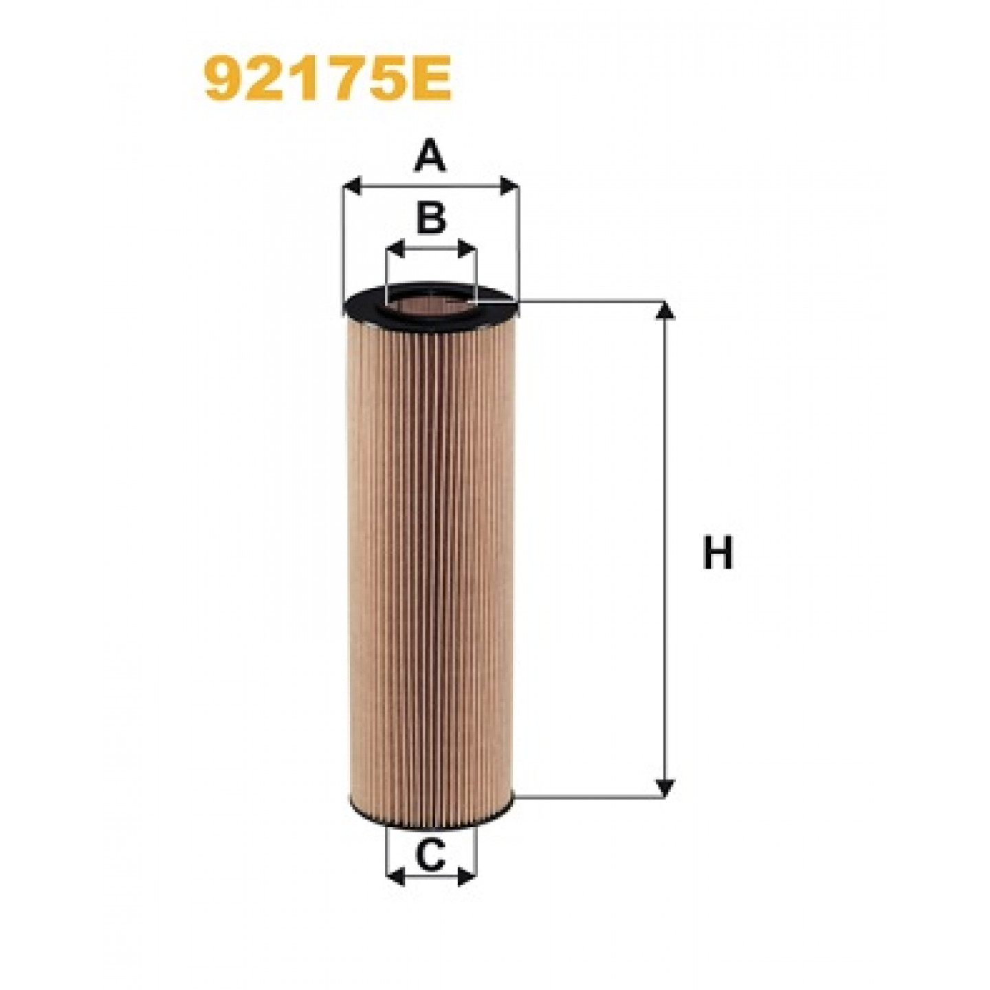Filtre à huile WIX FILTERS 92175E