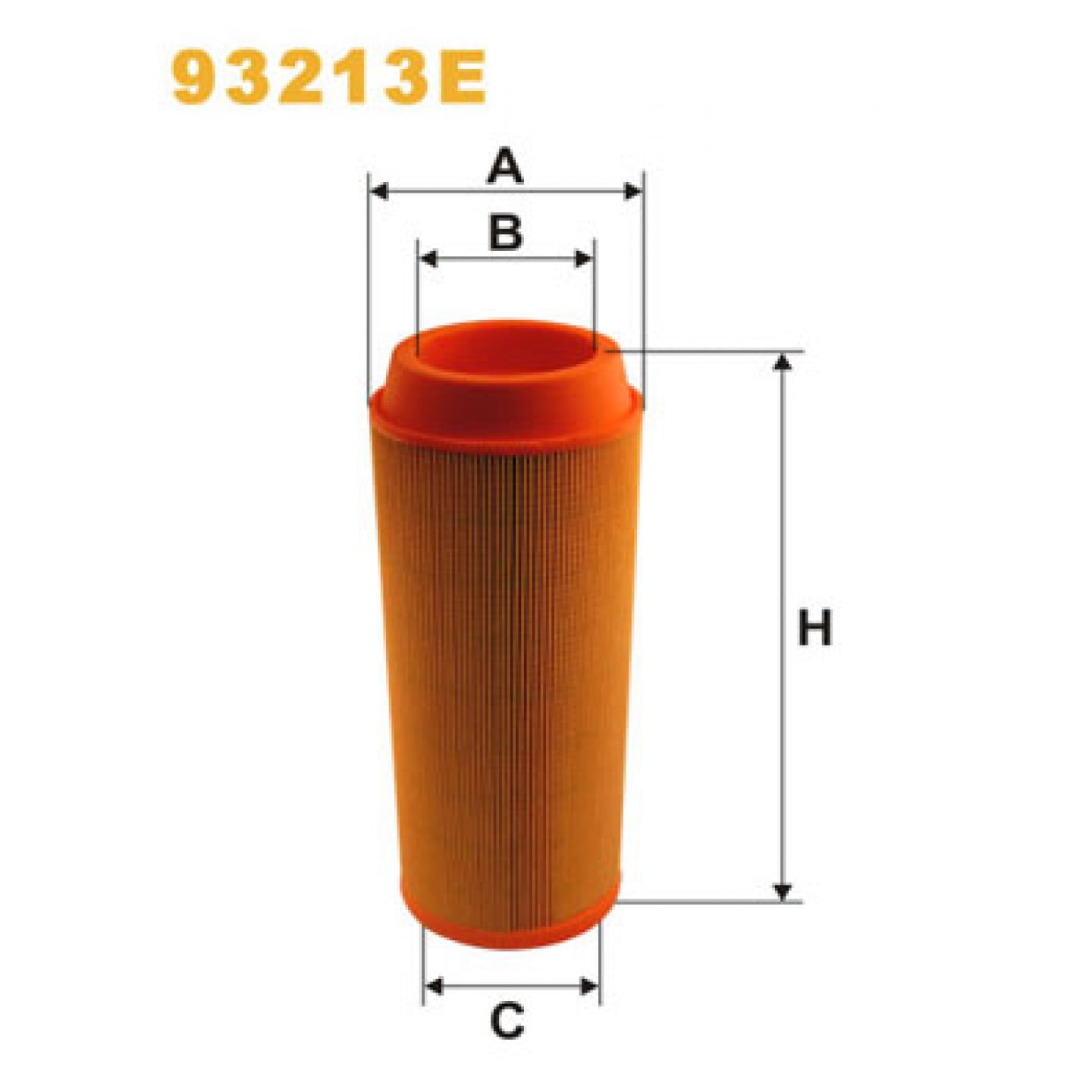 Vzduchový filtr WIX FILTERS 93213E