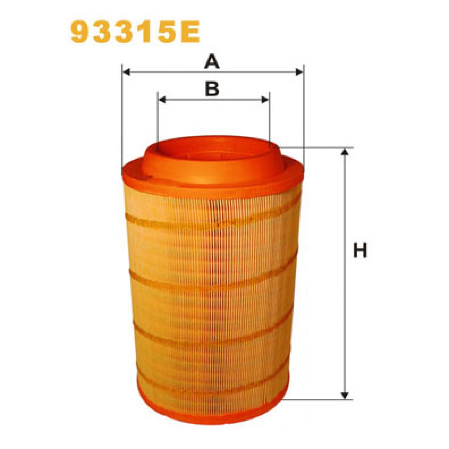Luchtfilter WIX FILTERS 93315E