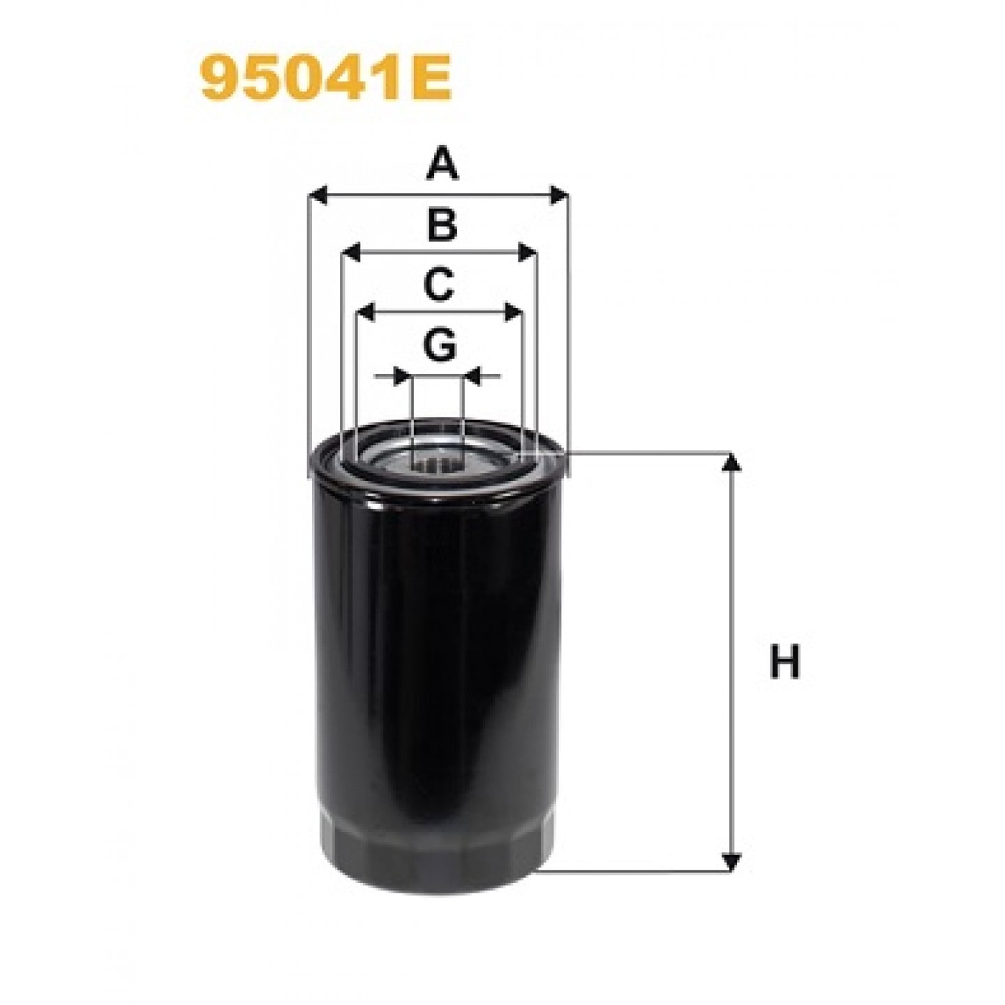 Filtro combustible WIX FILTERS 95041E