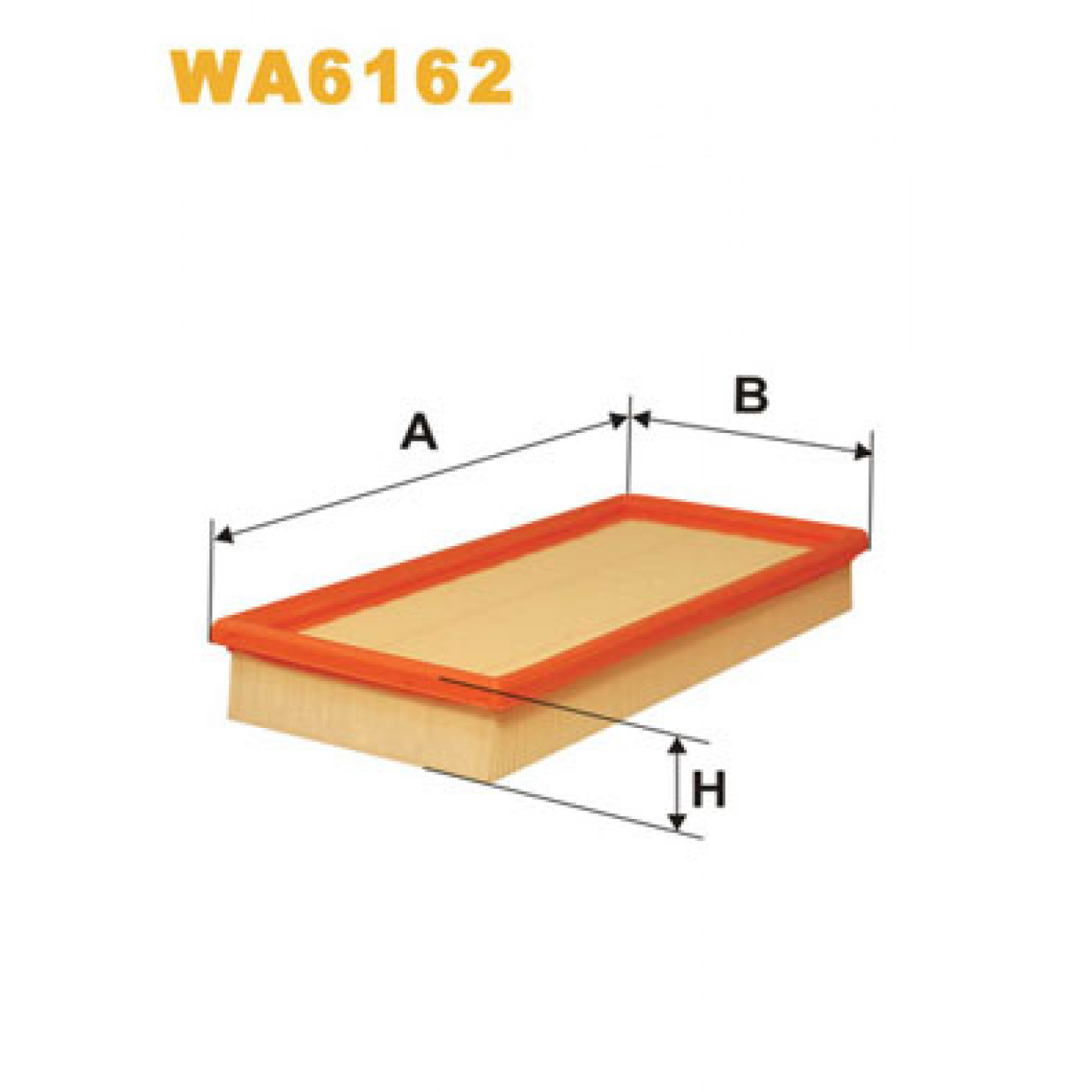 Filtre à air WIX FILTERS WA6162