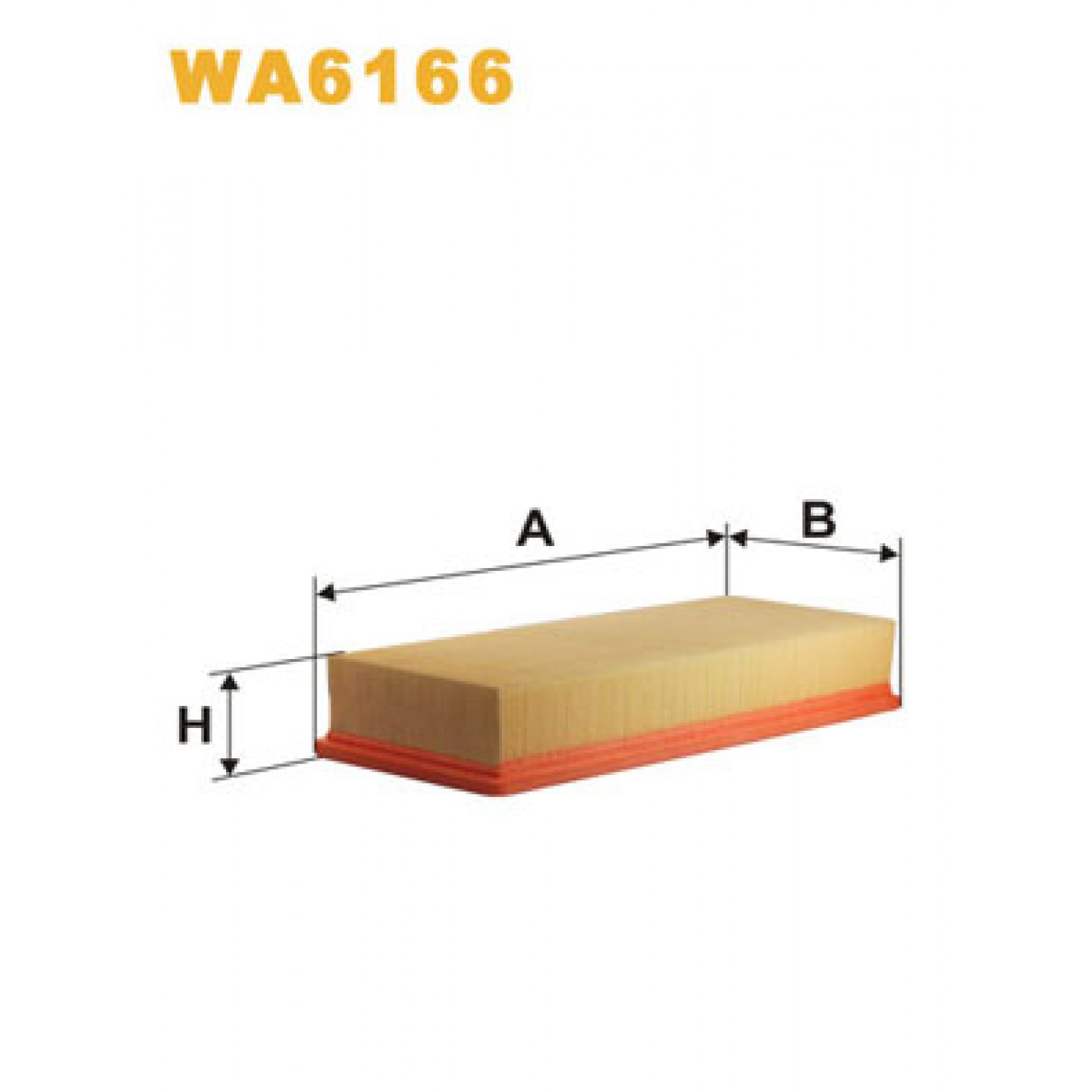 Filtre à air WIX FILTERS WA6166