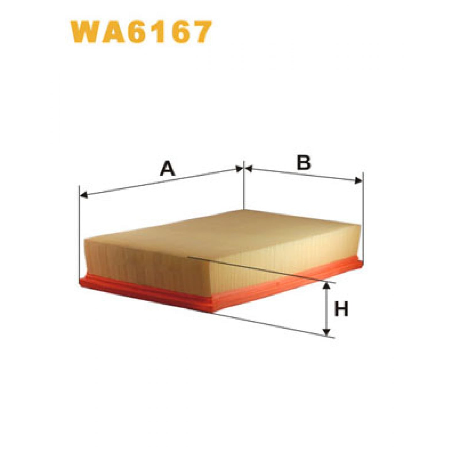 Luftfilter WIX FILTERS WA6167