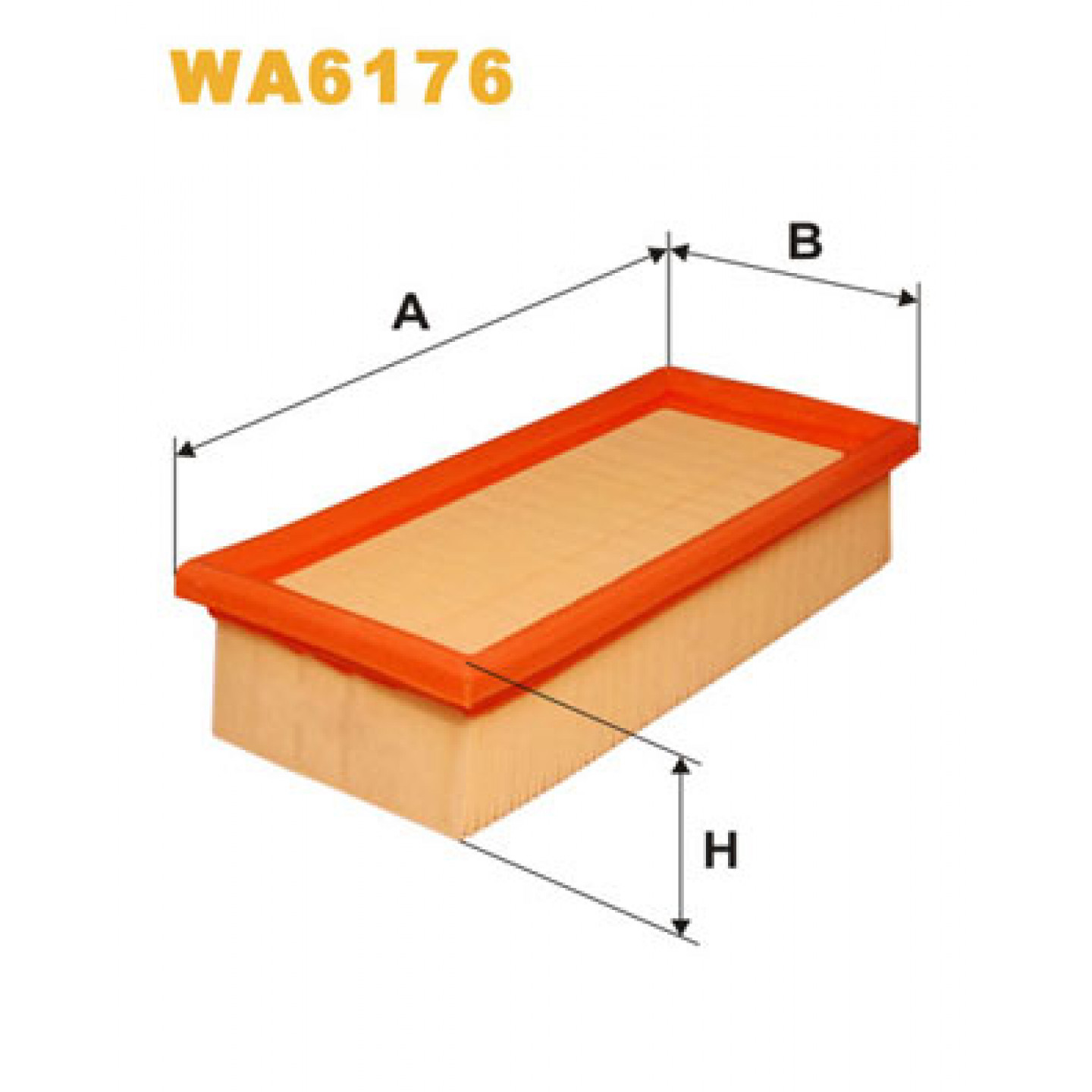 Luftfilter WIX FILTERS WA6176