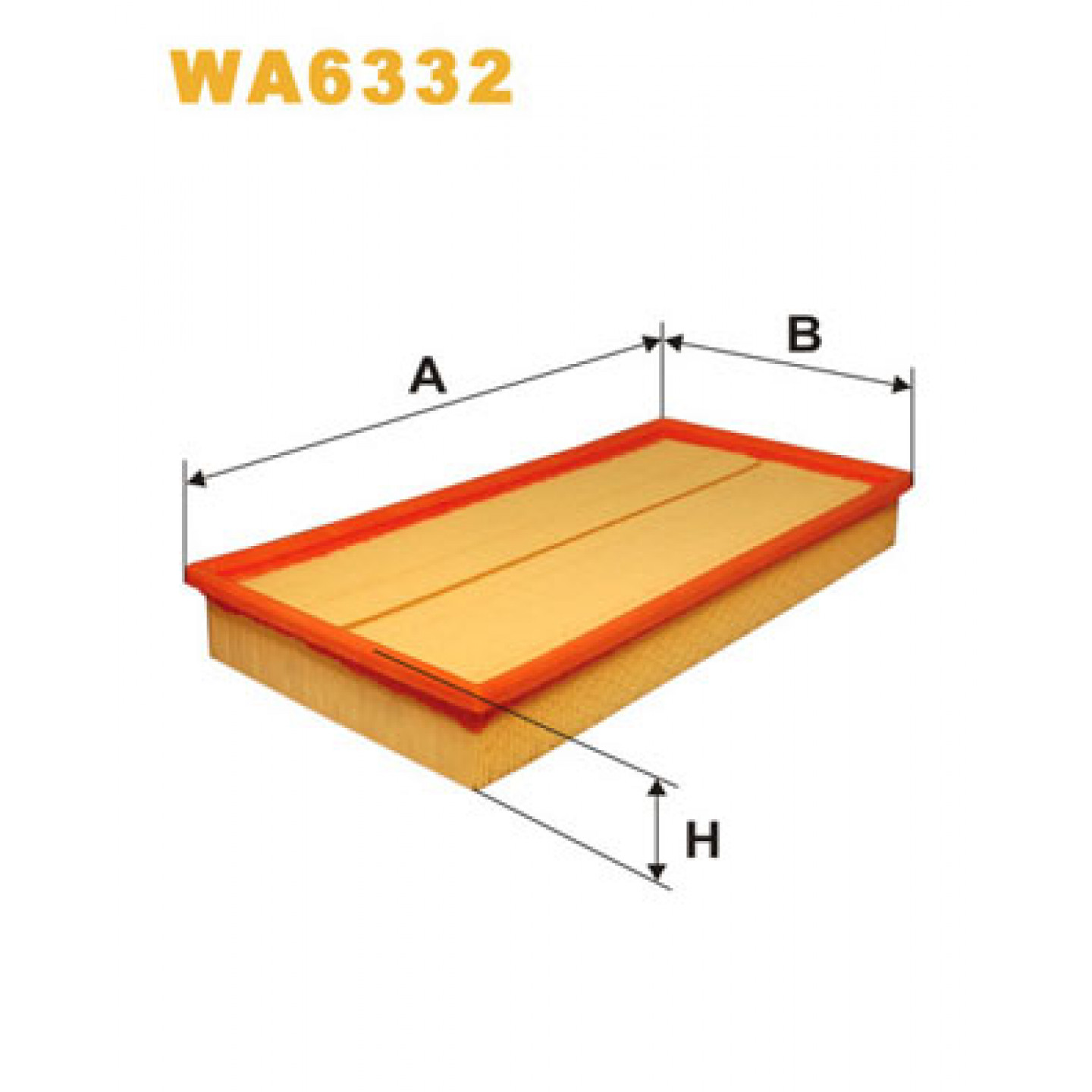 Luchtfilter WIX FILTERS WA6332