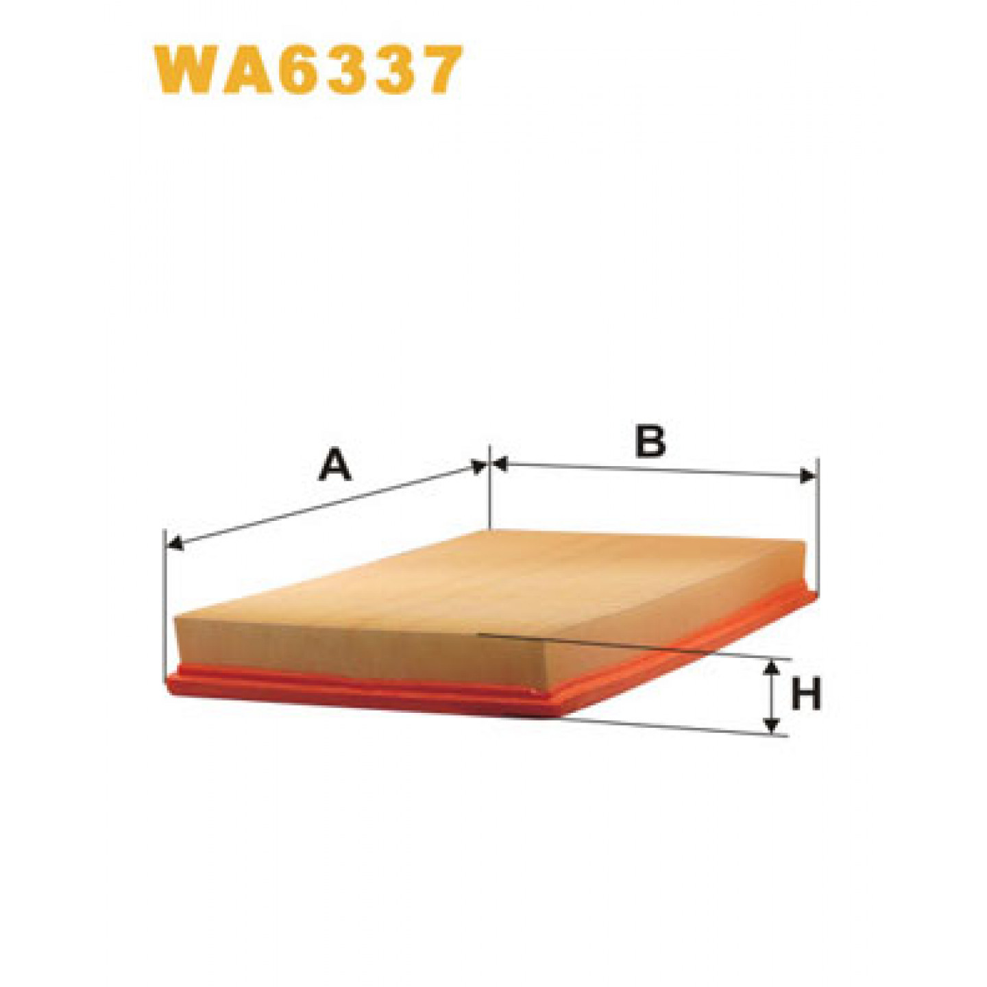 Luftfilter WIX FILTERS WA6337