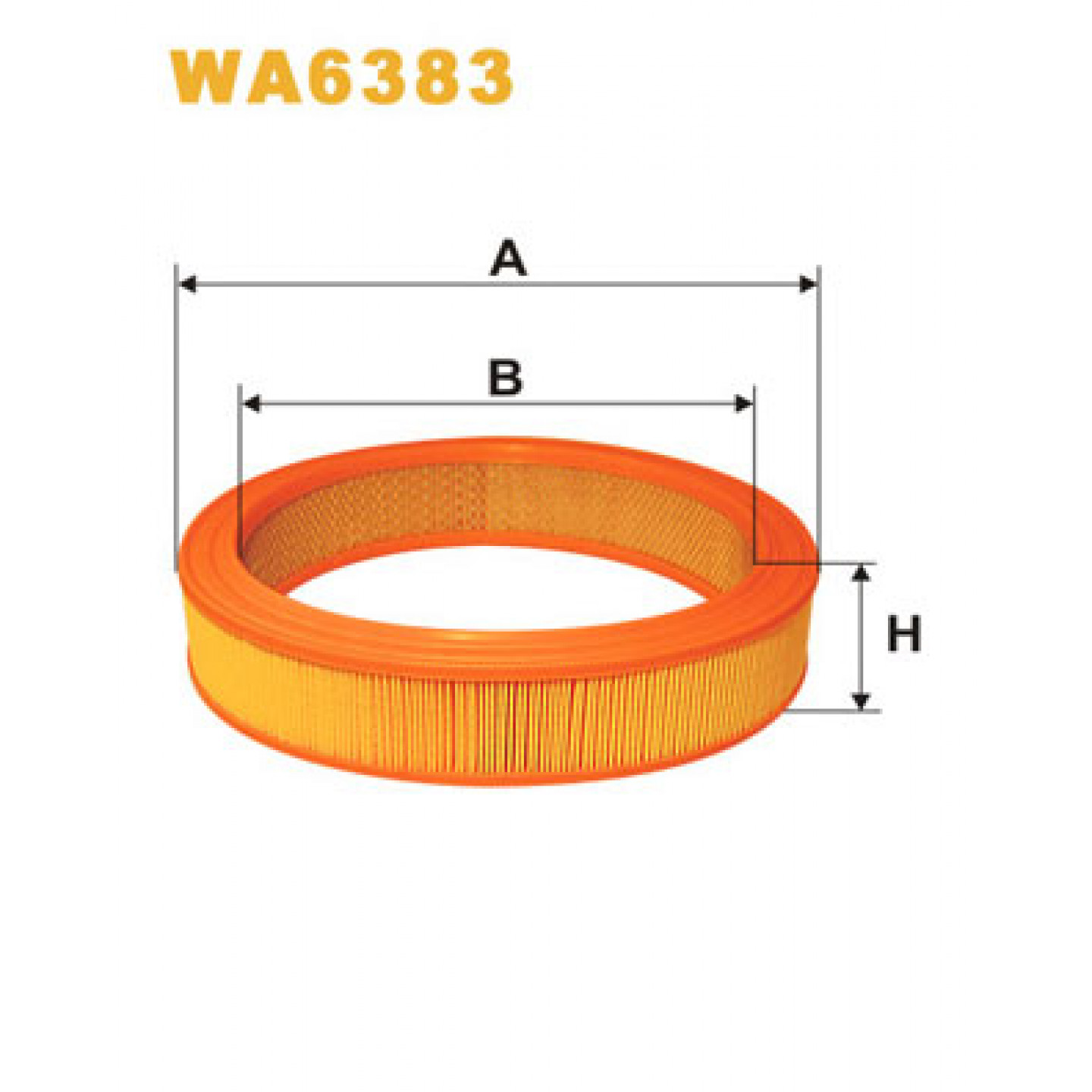 Luftfilter WIX FILTERS WA6383