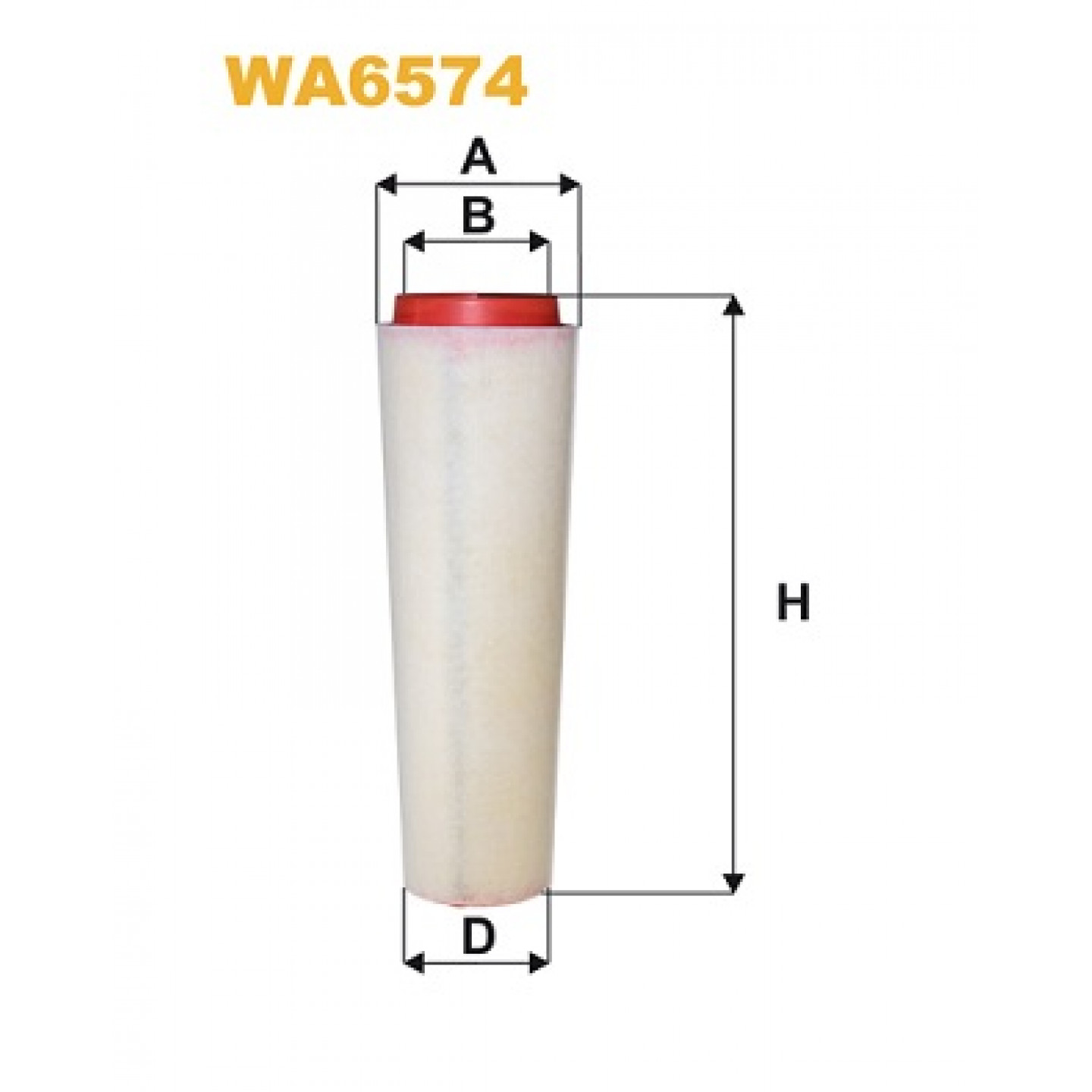 Luchtfilter WIX FILTERS WA6574