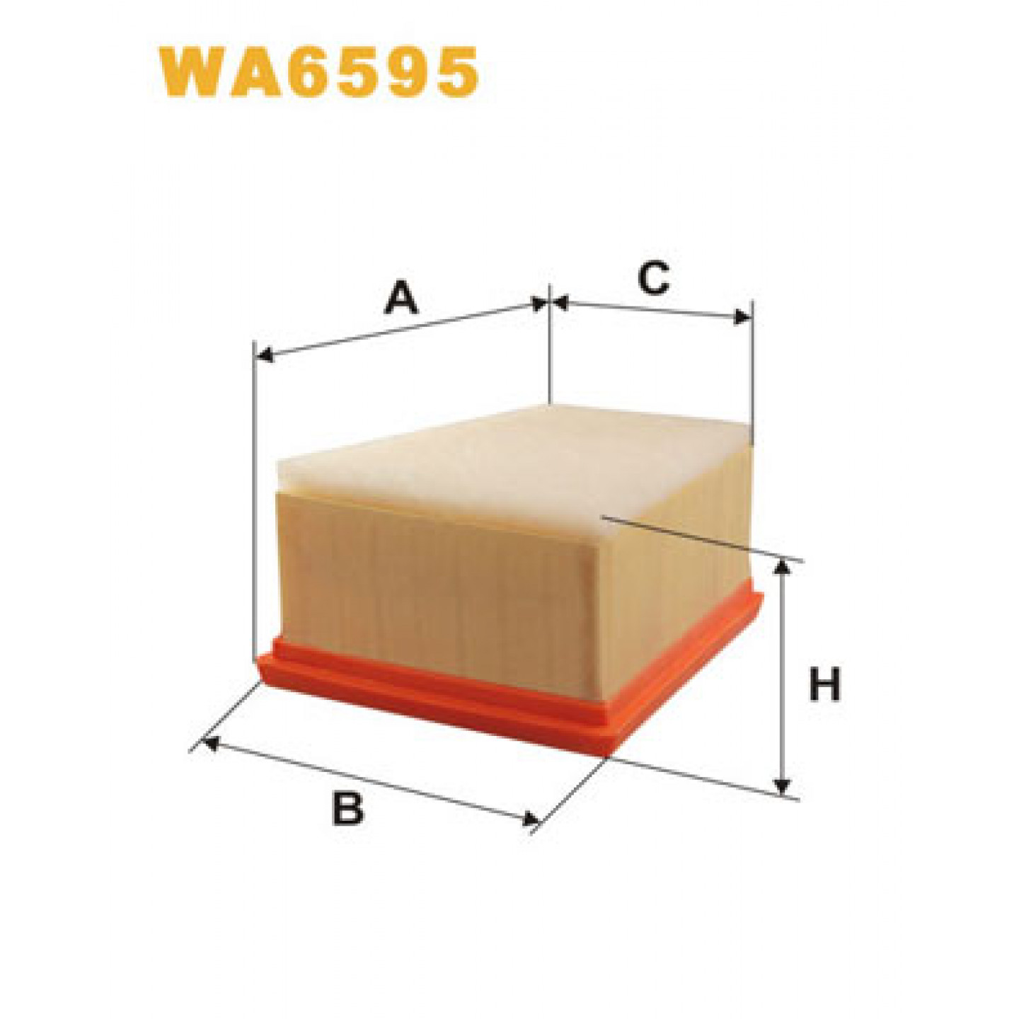 Luftfilter WIX FILTERS WA6595
