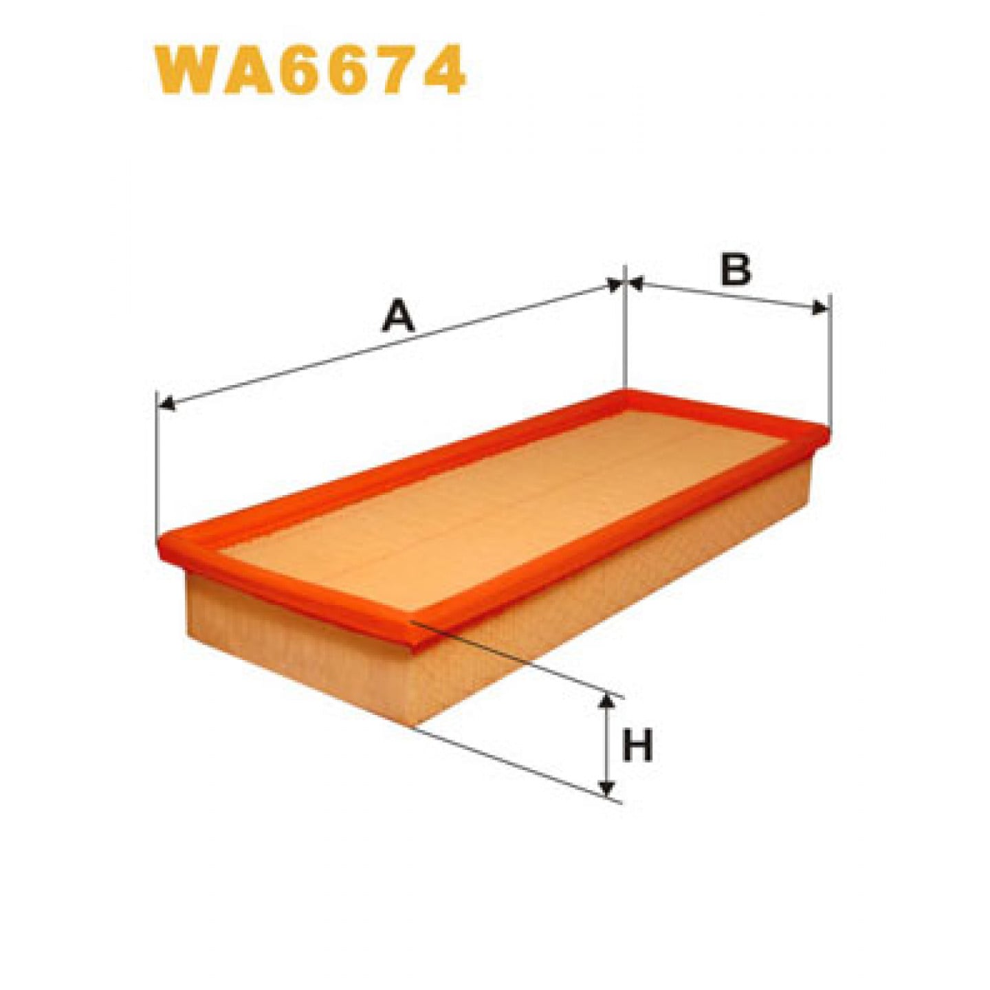 Luftfilter WIX FILTERS WA6674