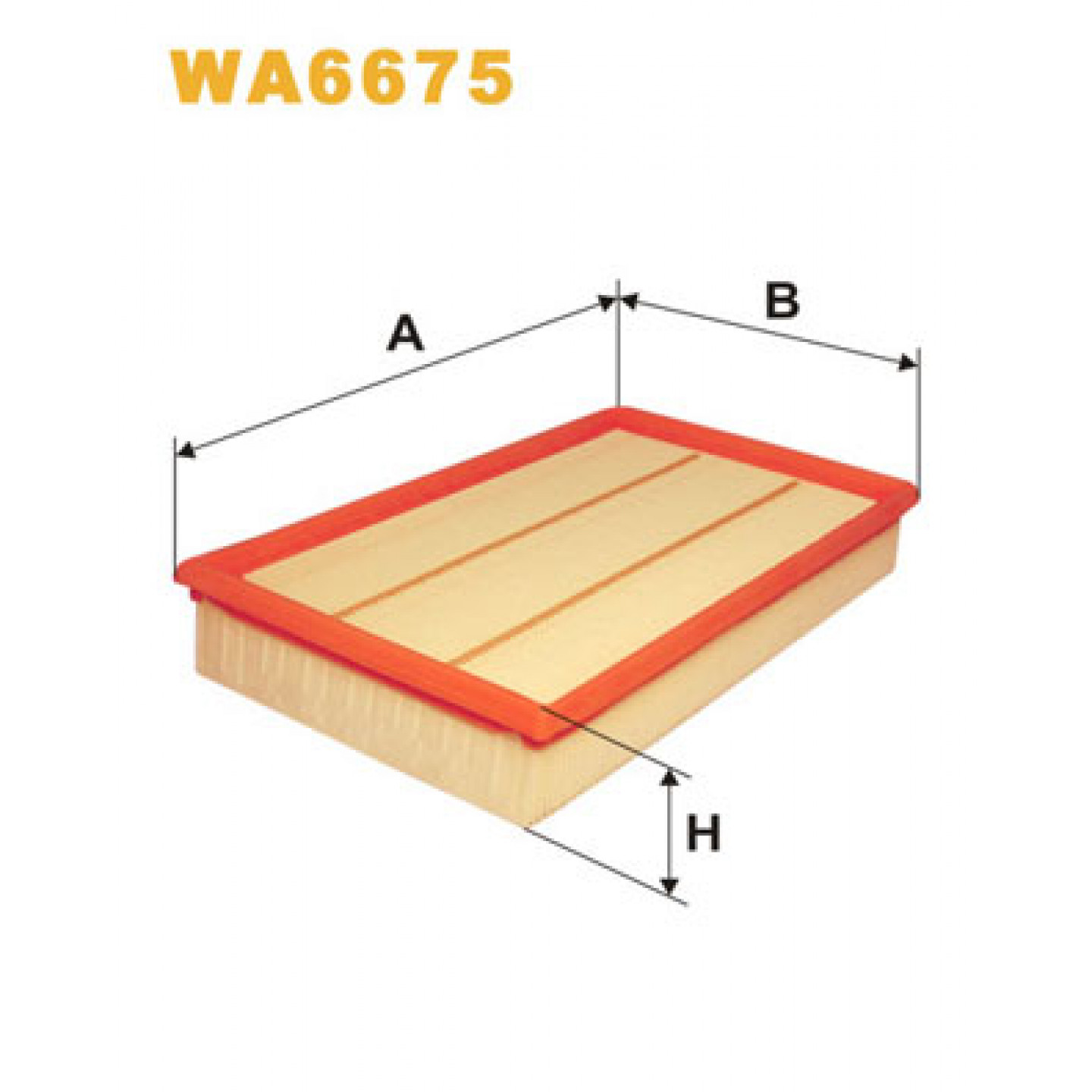 Luftfilter WIX FILTERS WA6675