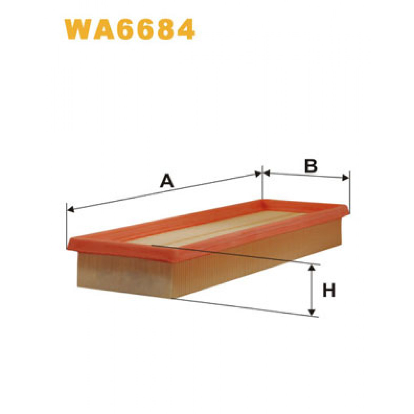 Luftfilter WIX FILTERS WA6684
