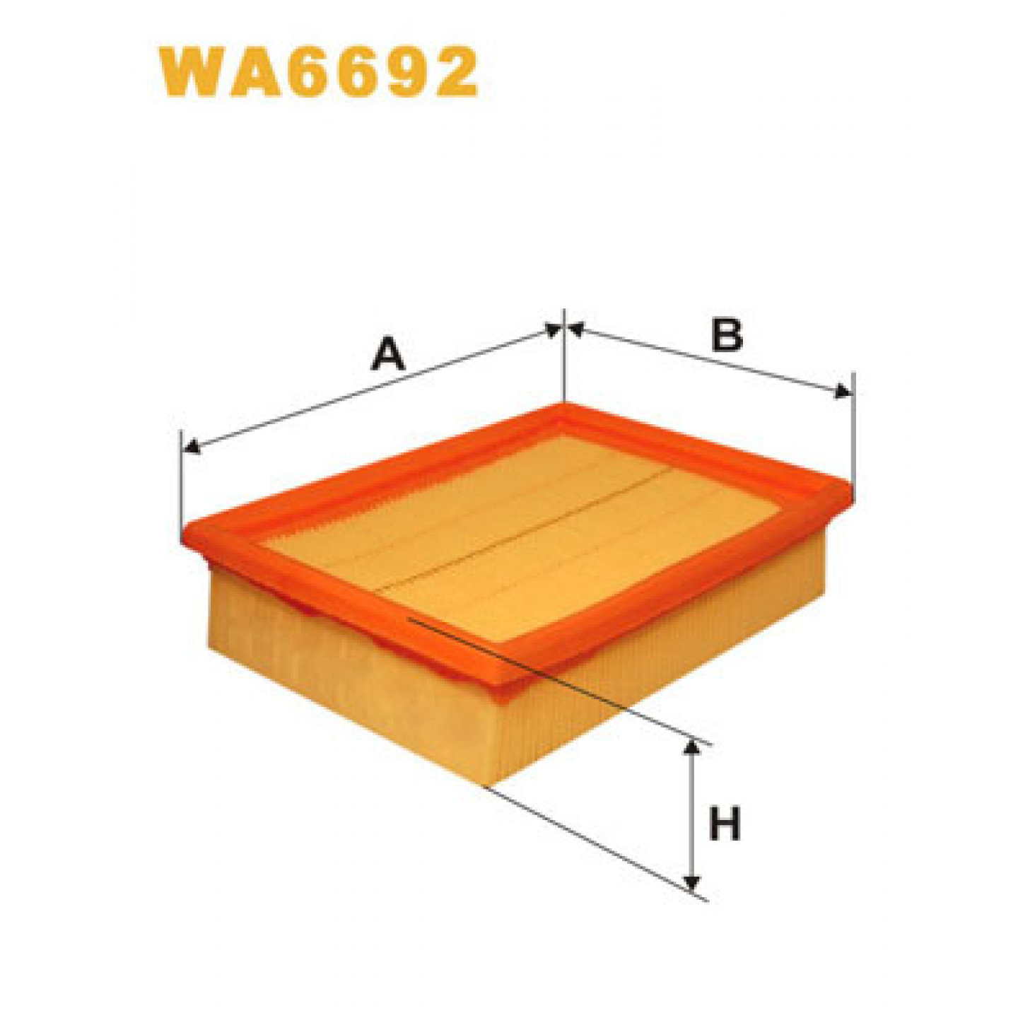 Luchtfilter WIX FILTERS WA6692