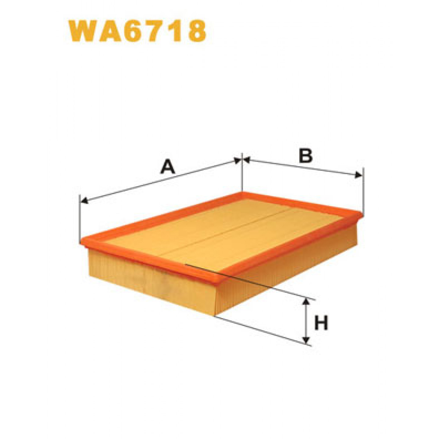 Luchtfilter WIX FILTERS WA6718