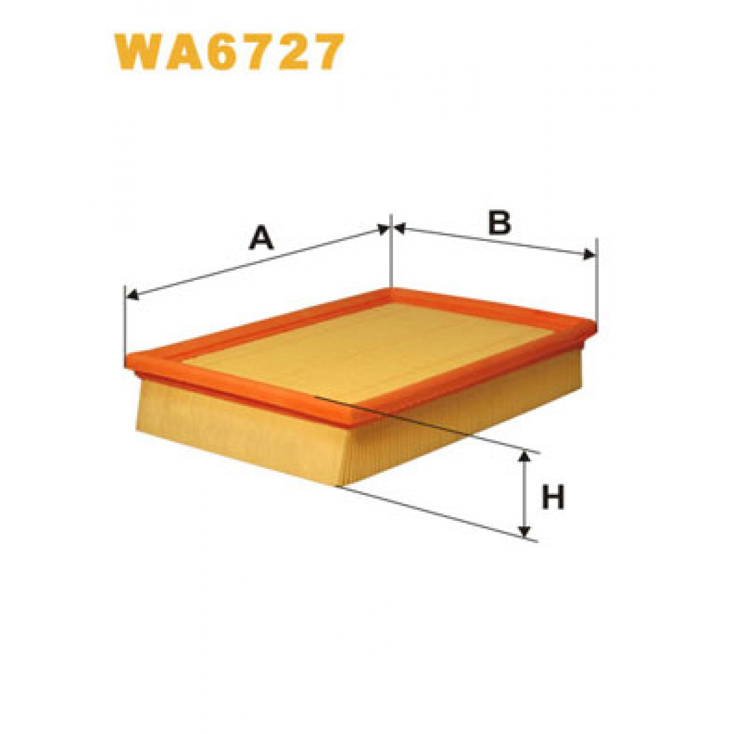 Luftfilter WIX FILTERS WA6727