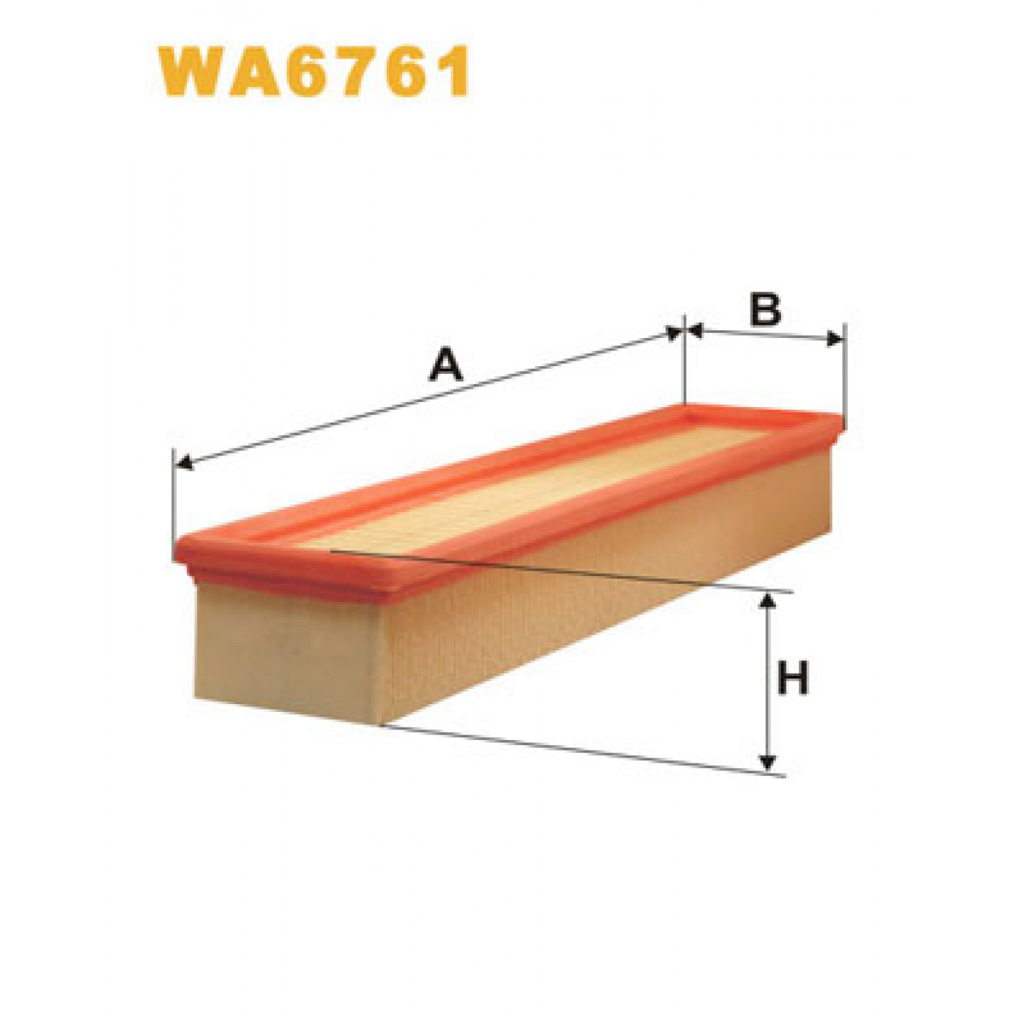 Luftfilter WIX FILTERS WA6761