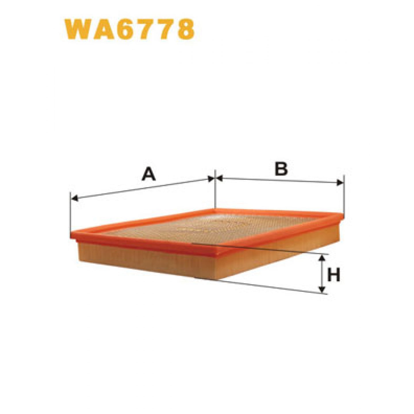 Luftfilter WIX FILTERS WA6778