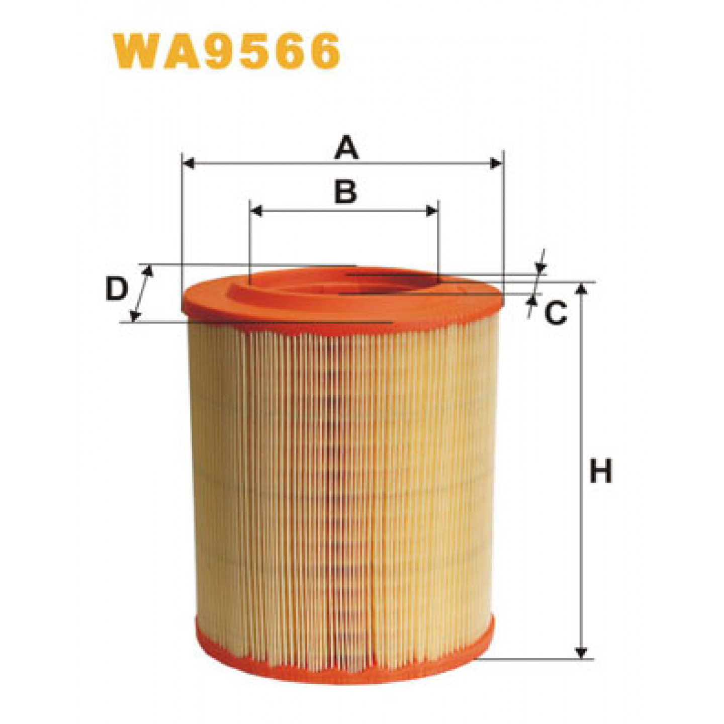 Luchtfilter WIX FILTERS WA9566