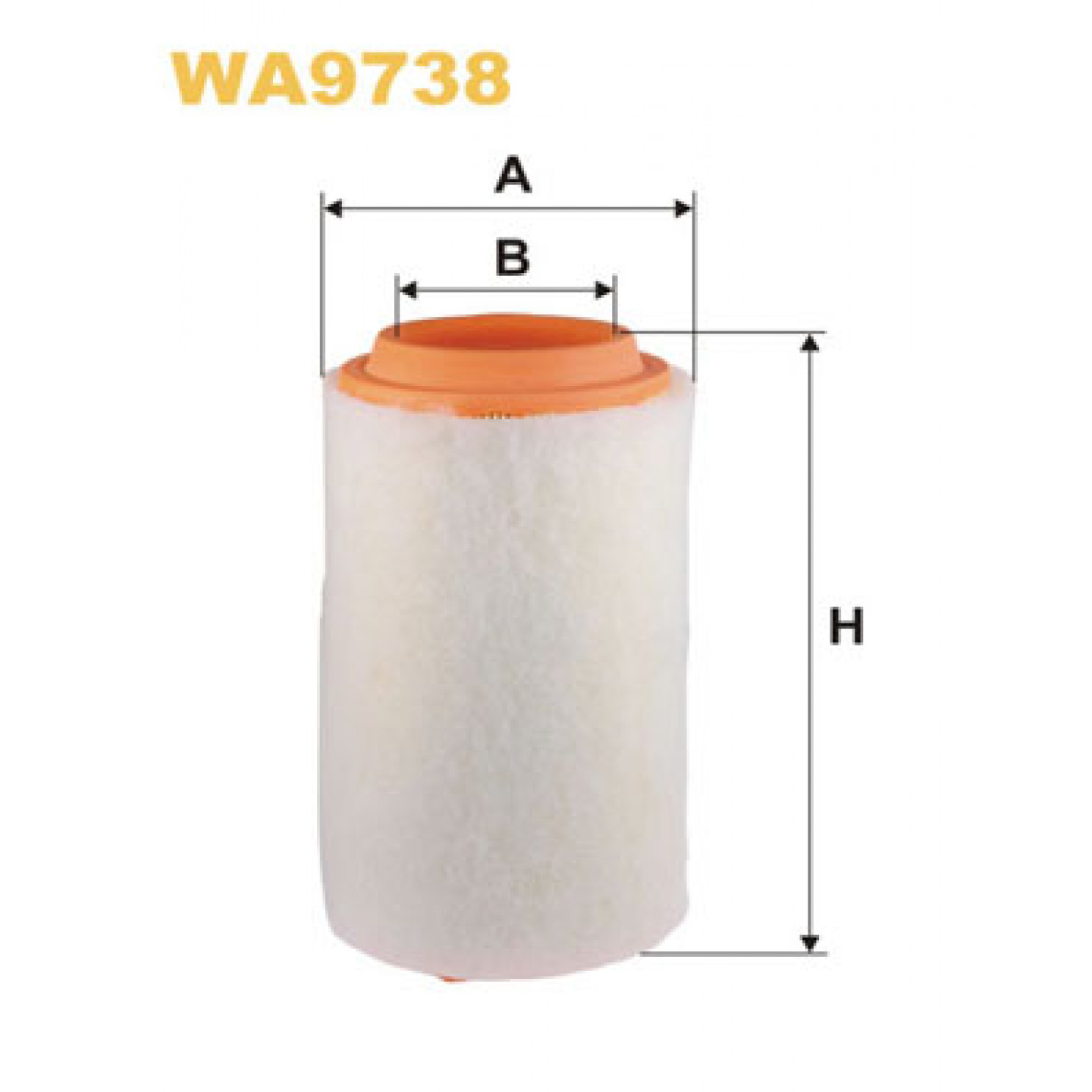Luchtfilter WIX FILTERS WA9738