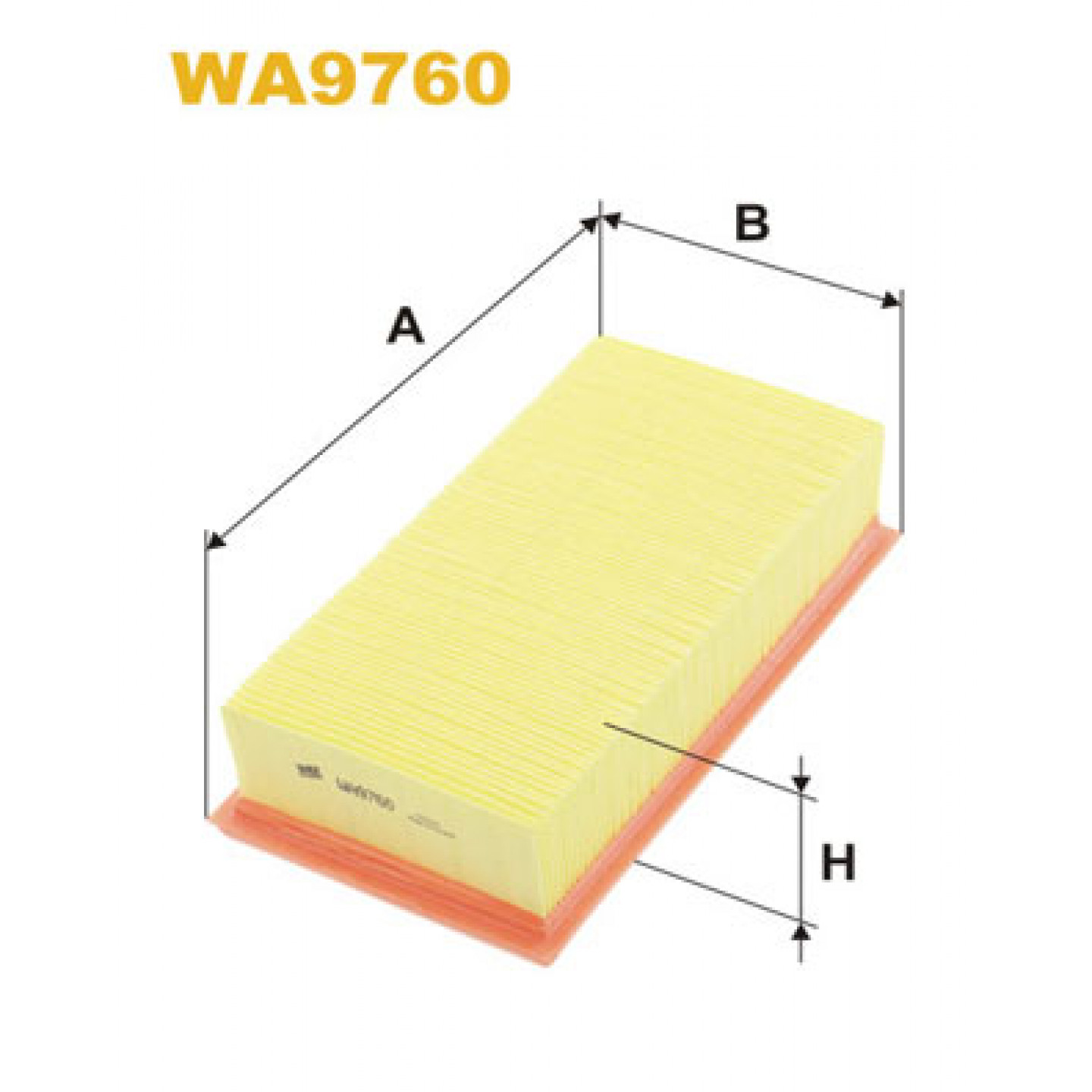 Luchtfilter WIX FILTERS WA9760