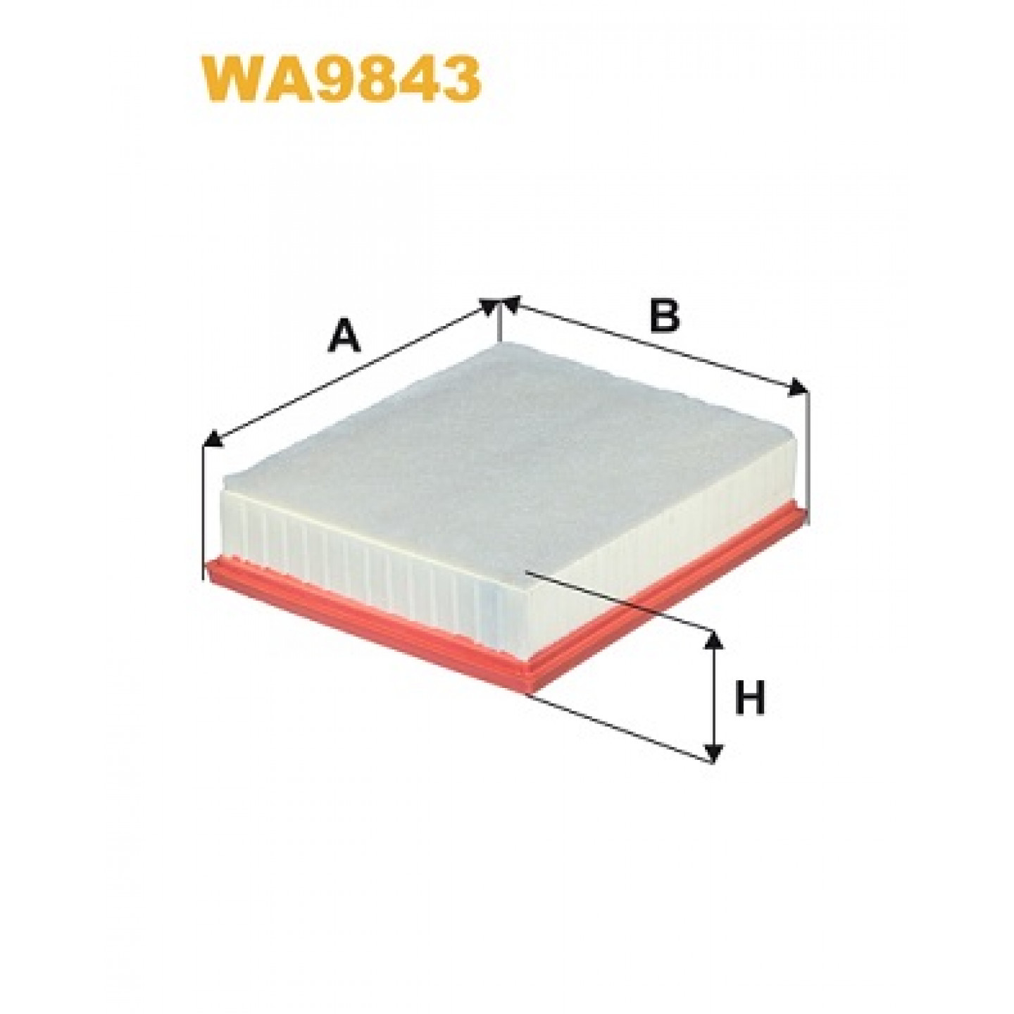 Luchtfilter WIX FILTERS WA9843