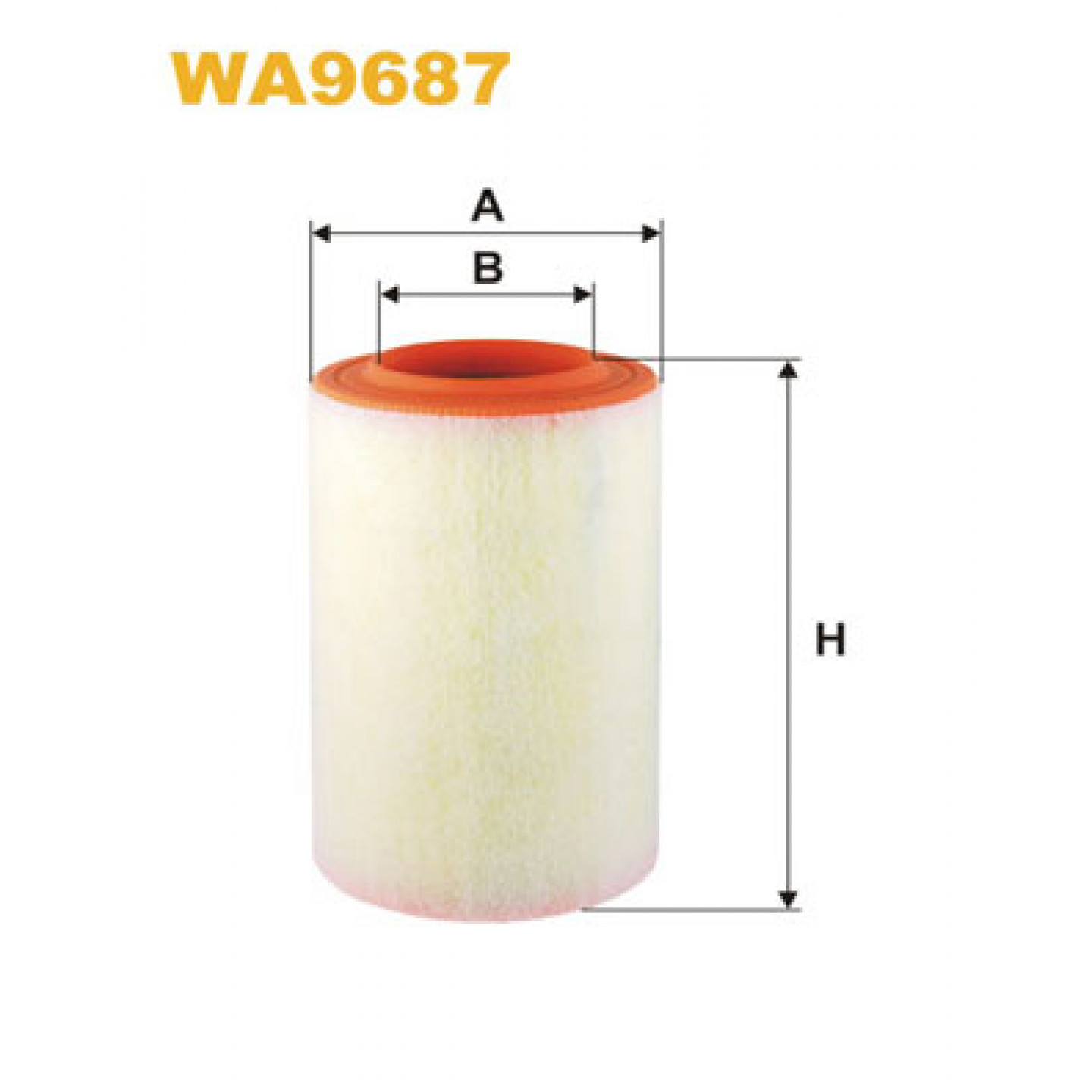 Luchtfilter WIX FILTERS WA9687