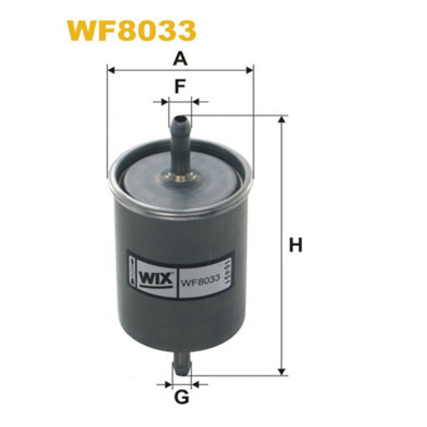 Kraftstofffilter WIX FILTERS WF8033