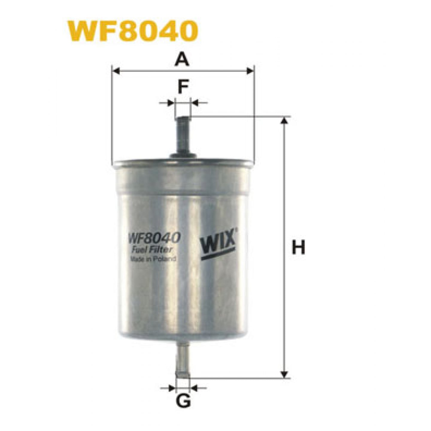 Kraftstofffilter WIX FILTERS WF8040
