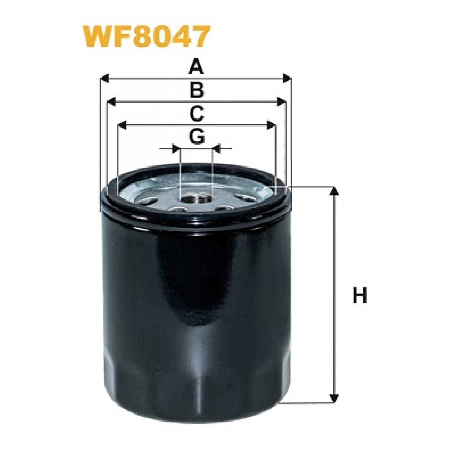 Kraftstofffilter WIX FILTERS WF8047