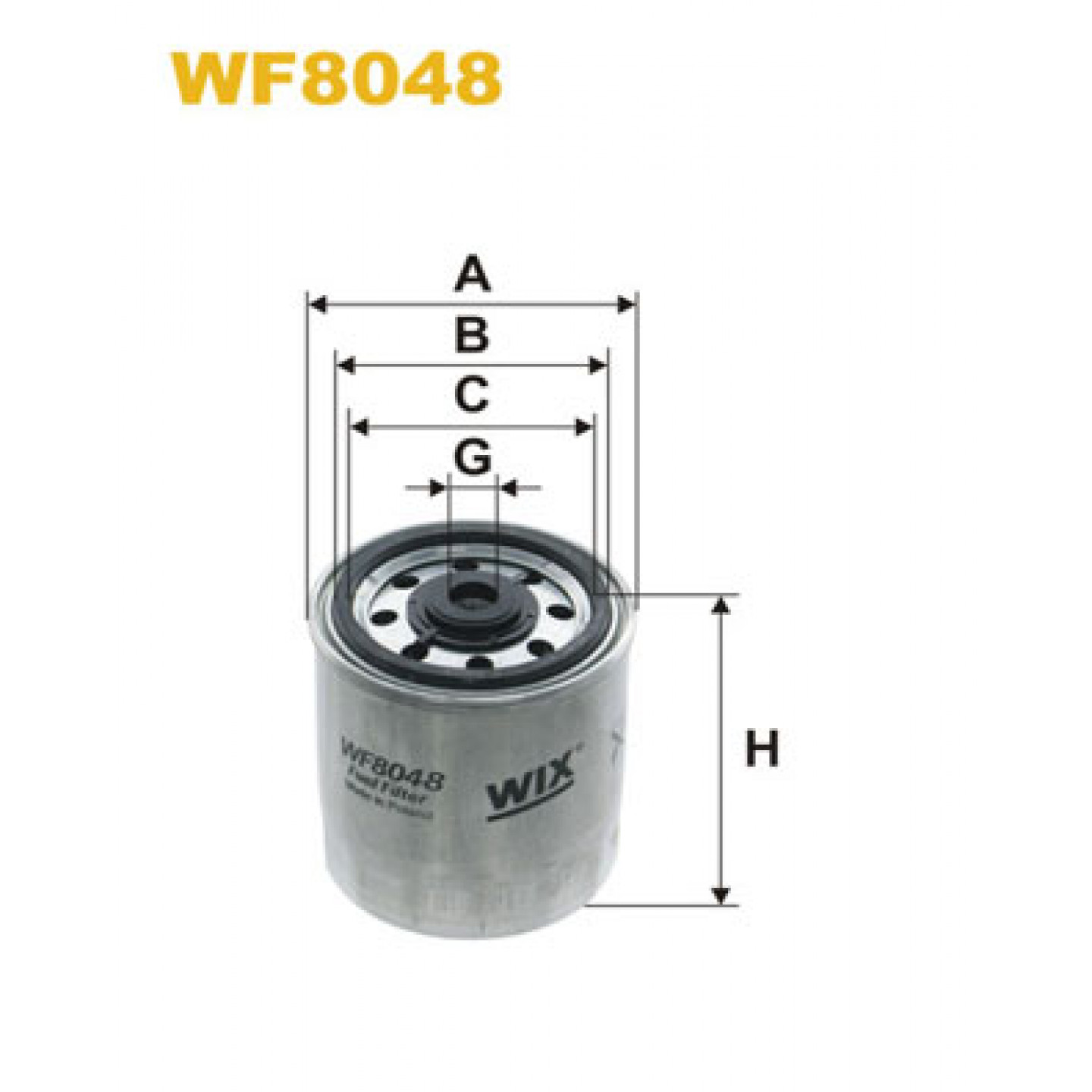 Kraftstofffilter WIX FILTERS WF8048
