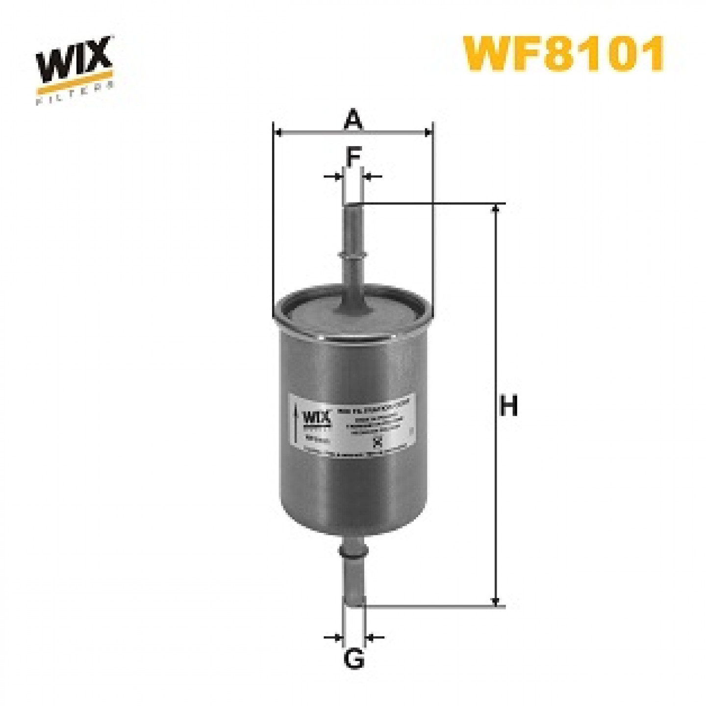 Kraftstofffilter WIX FILTERS WF8101