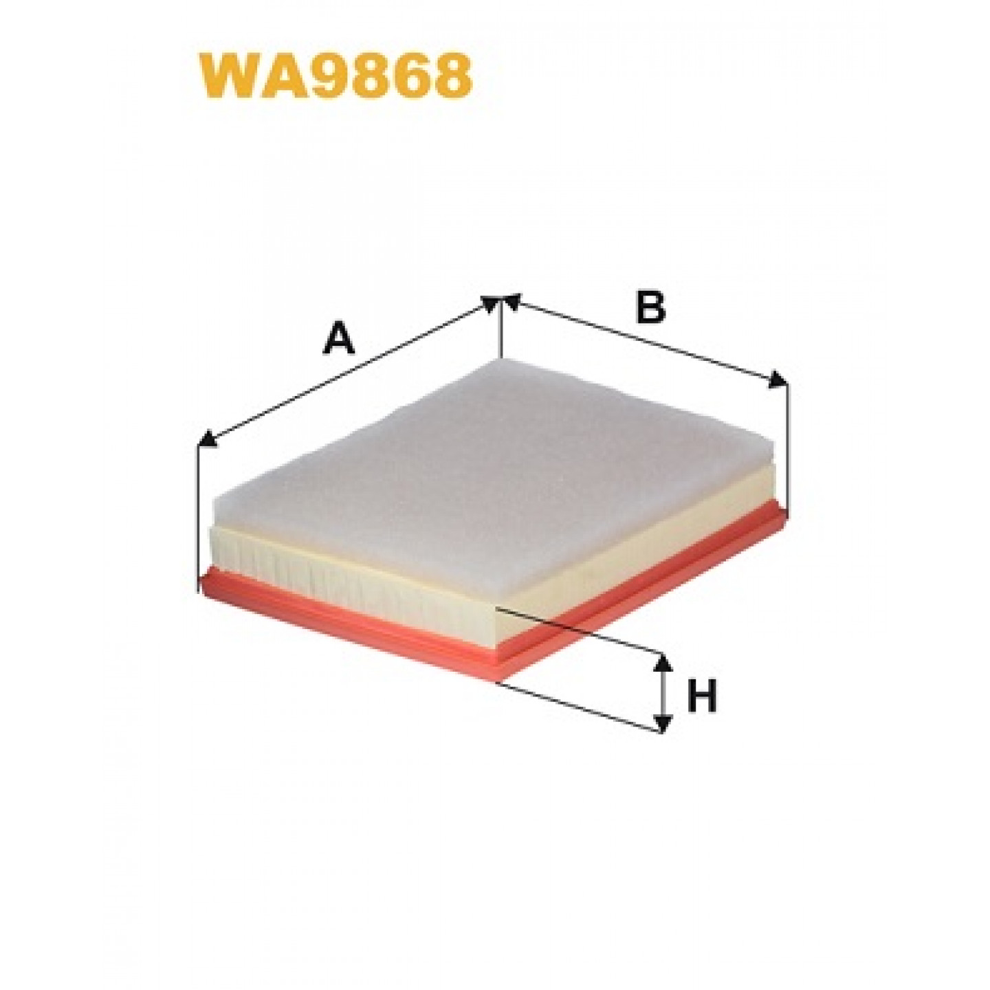 Luchtfilter WIX FILTERS WA9868
