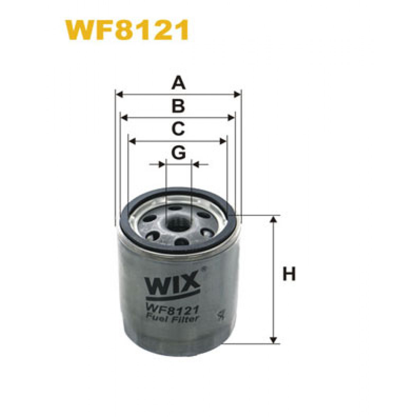 Kraftstofffilter WIX FILTERS WF8121