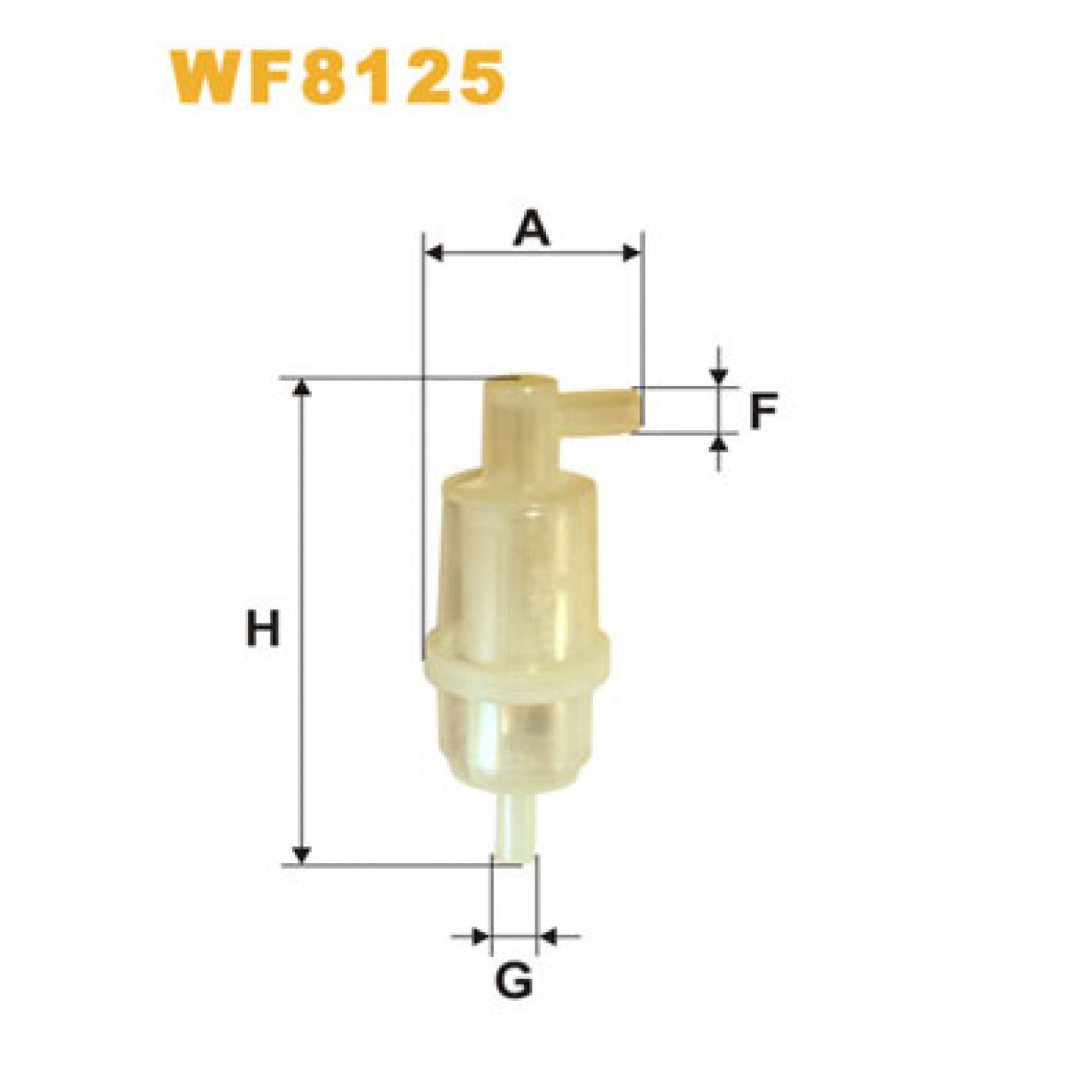 Kraftstofffilter WIX FILTERS WF8125