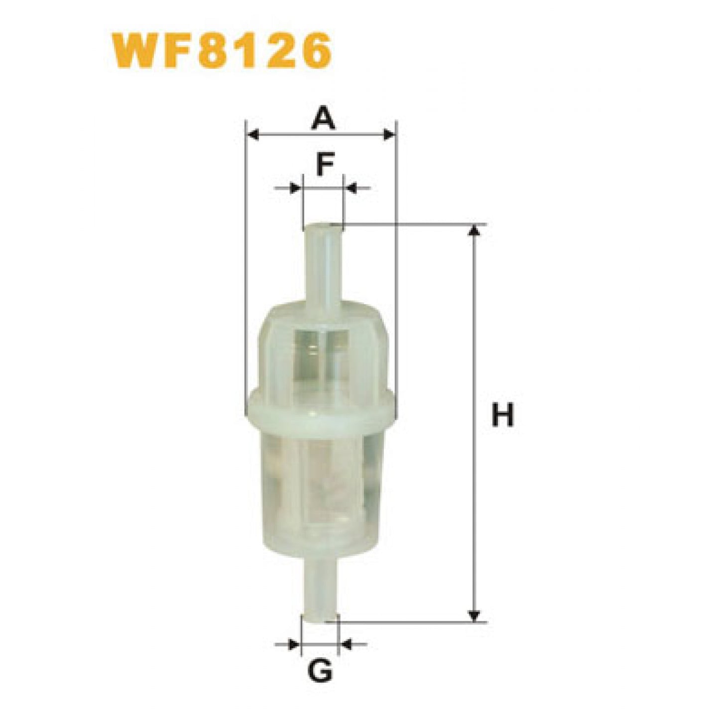 Kraftstofffilter WIX FILTERS WF8126